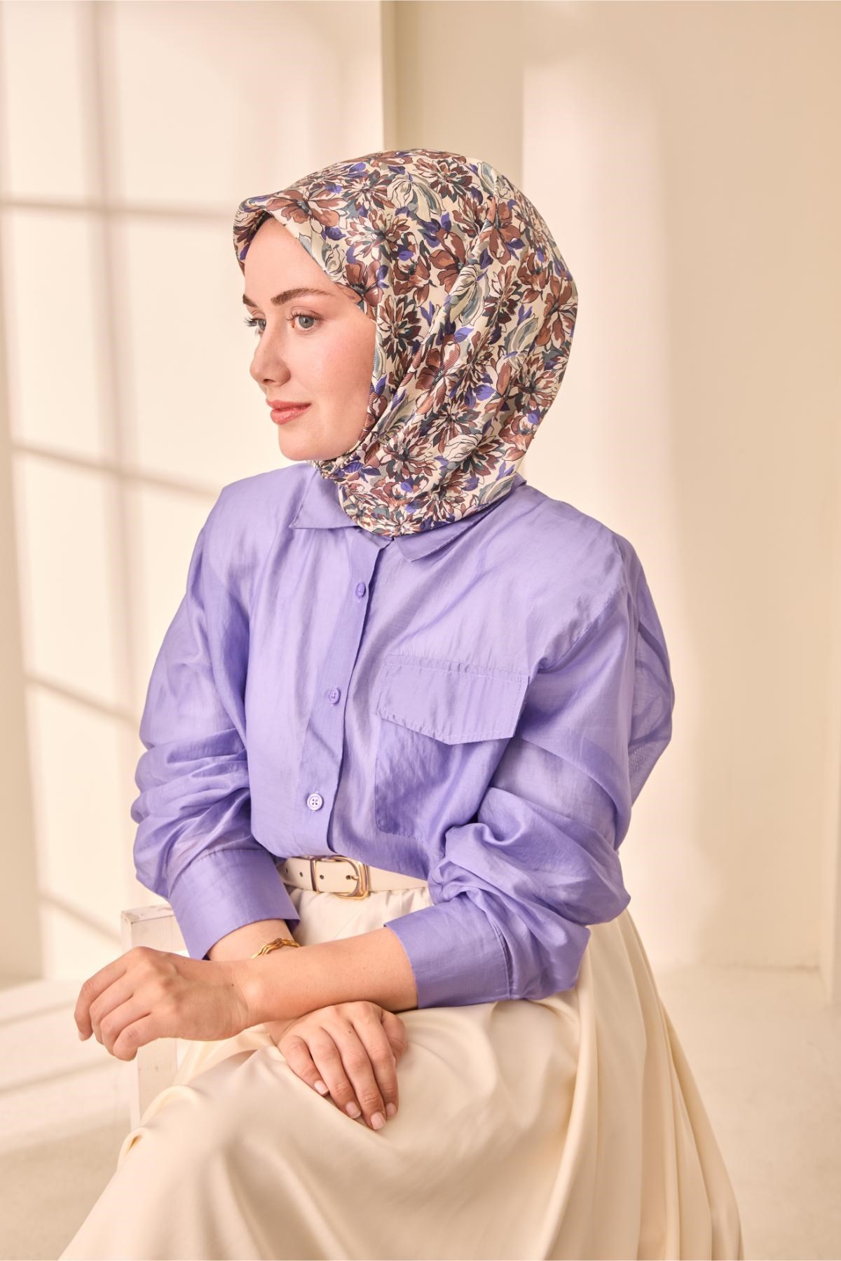 Silk Home Twill İpek Eşarp 11477-14