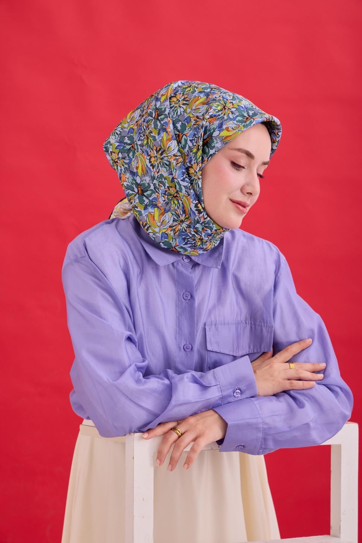 Silk Home Twill İpek Eşarp 11477-27