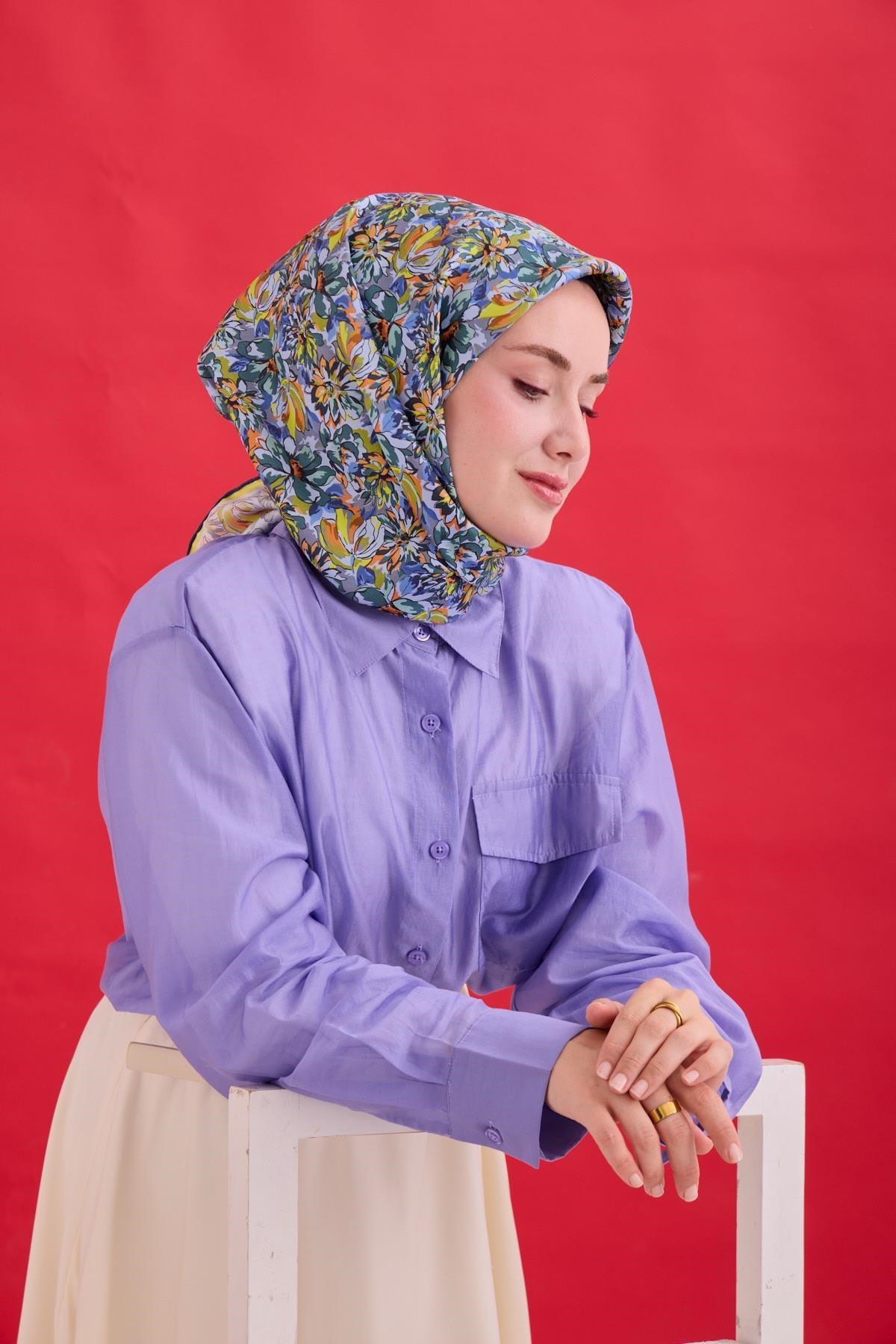 Silk Home Twill İpek Eşarp 11477-27