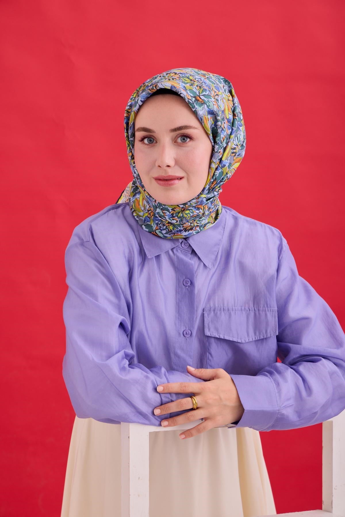 Silk Home Twill İpek Eşarp 11477-27