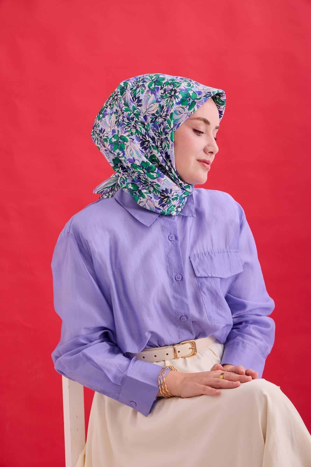 Silk Home Twill İpek Eşarp 11477-58