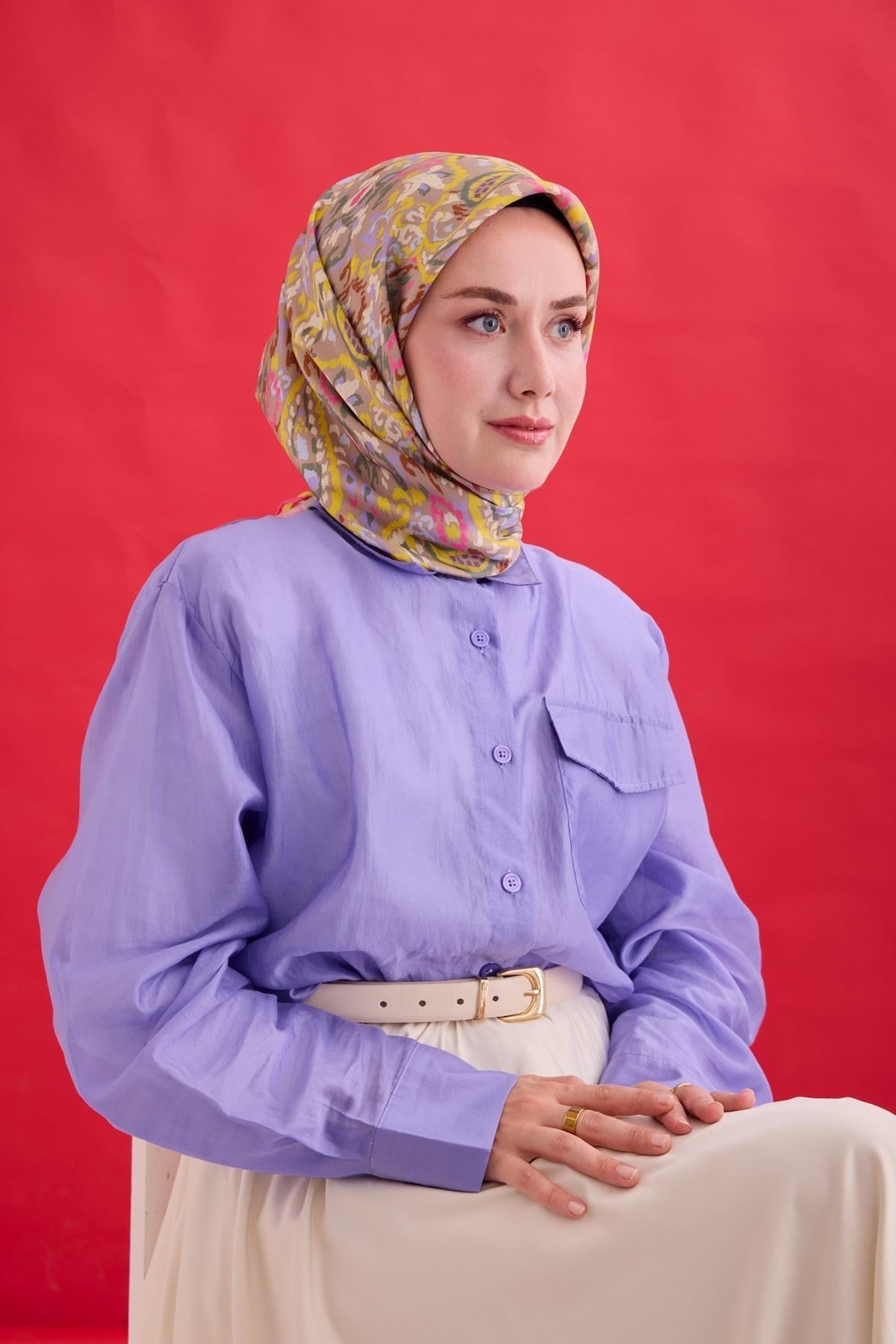 Silk Home Twill İpek Eşarp 11478-11