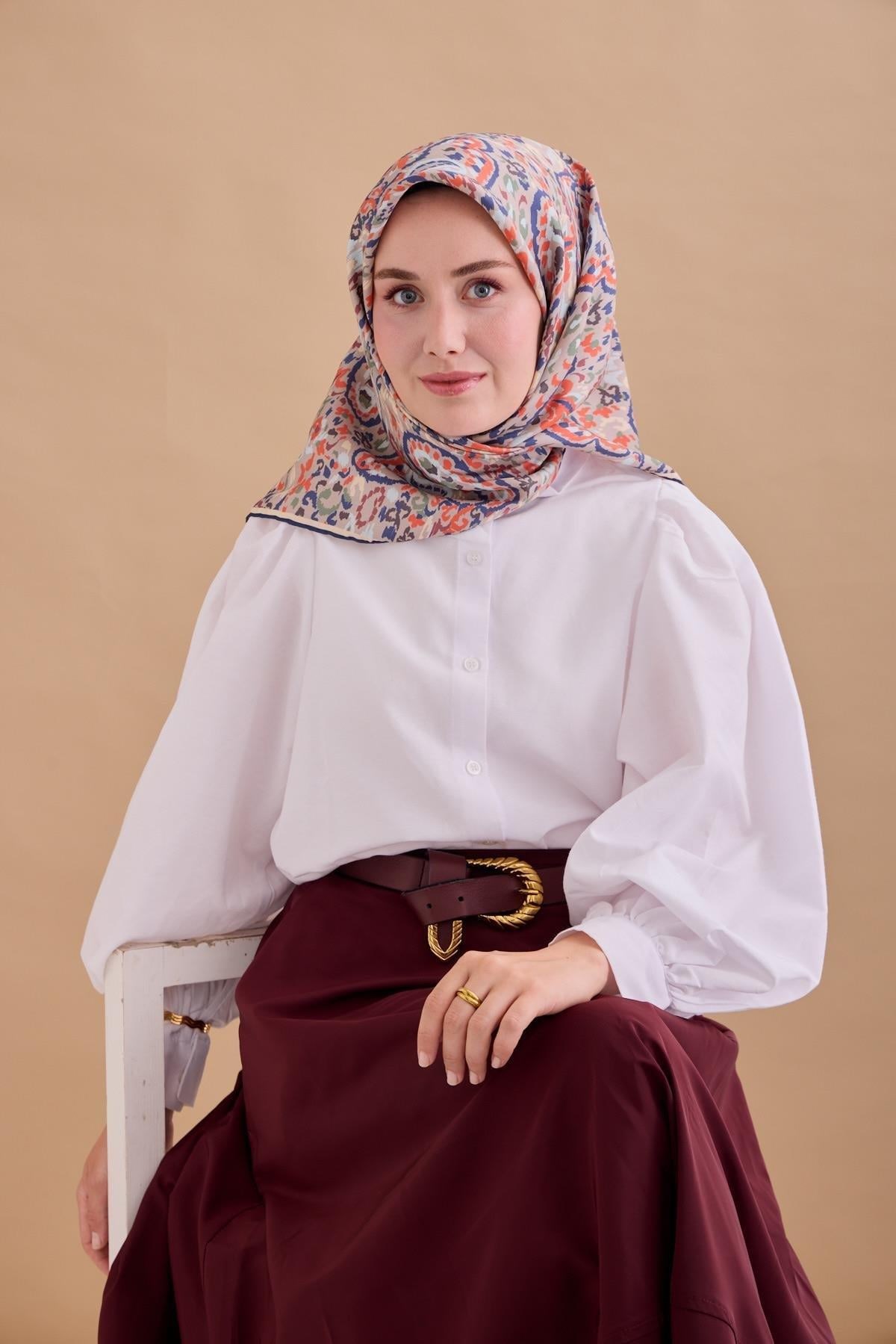 Silk Home Twill İpek Eşarp 11478-17