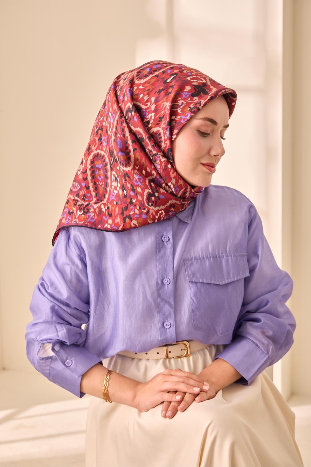 Silk Home Twill İpek Eşarp 11478-19