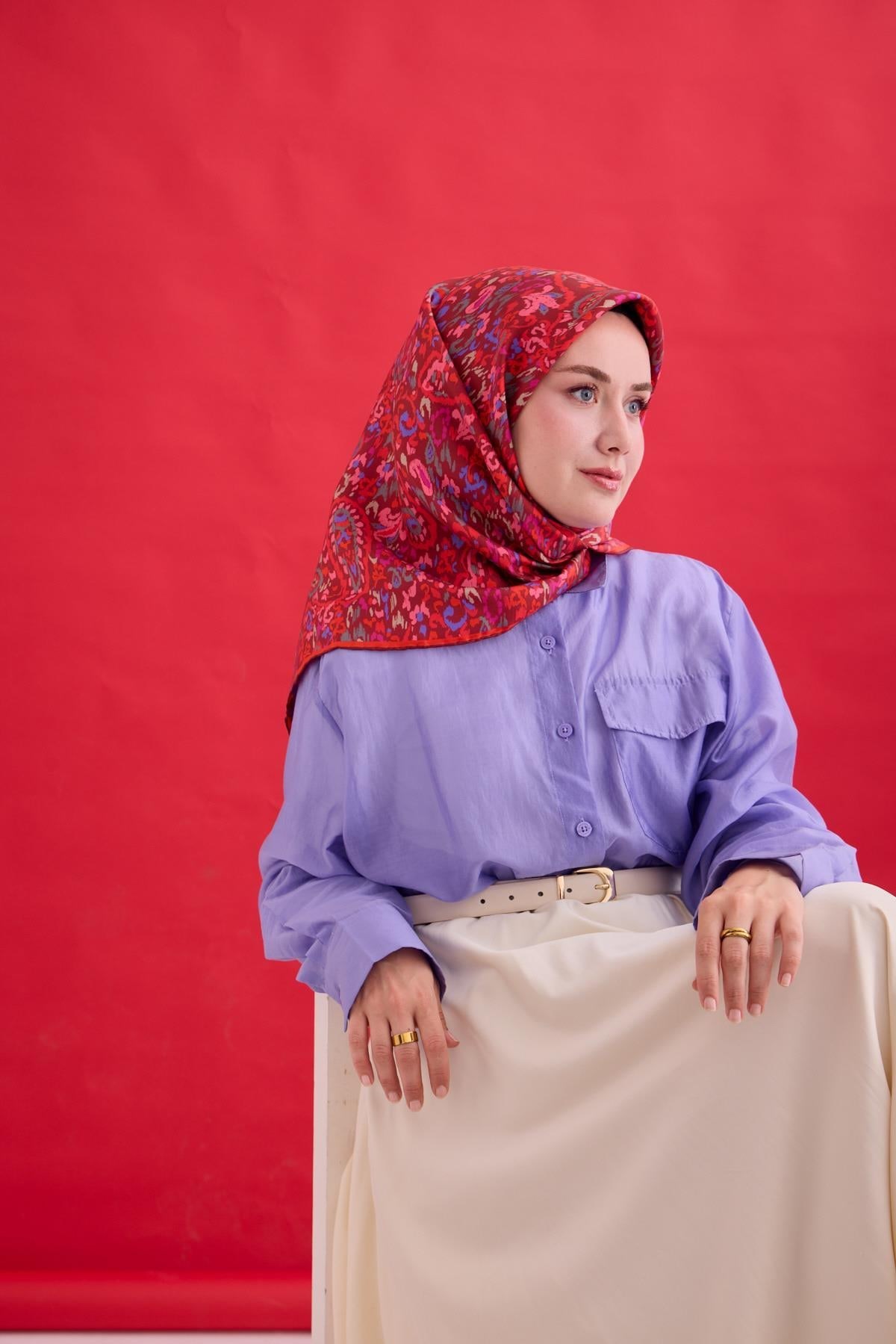 Silk Home Twill İpek Eşarp 11478-41