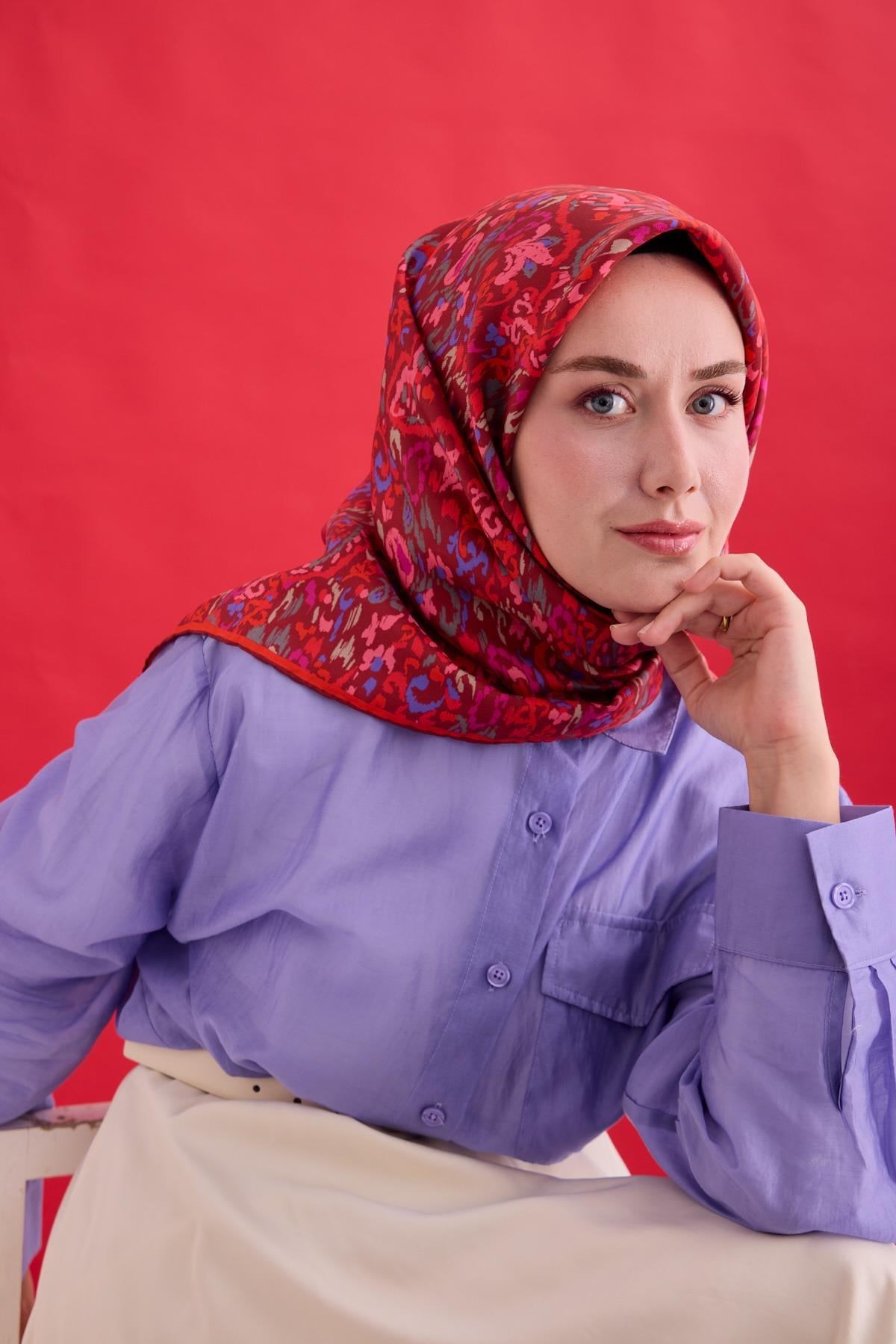 Silk Home Twill İpek Eşarp 11478-41