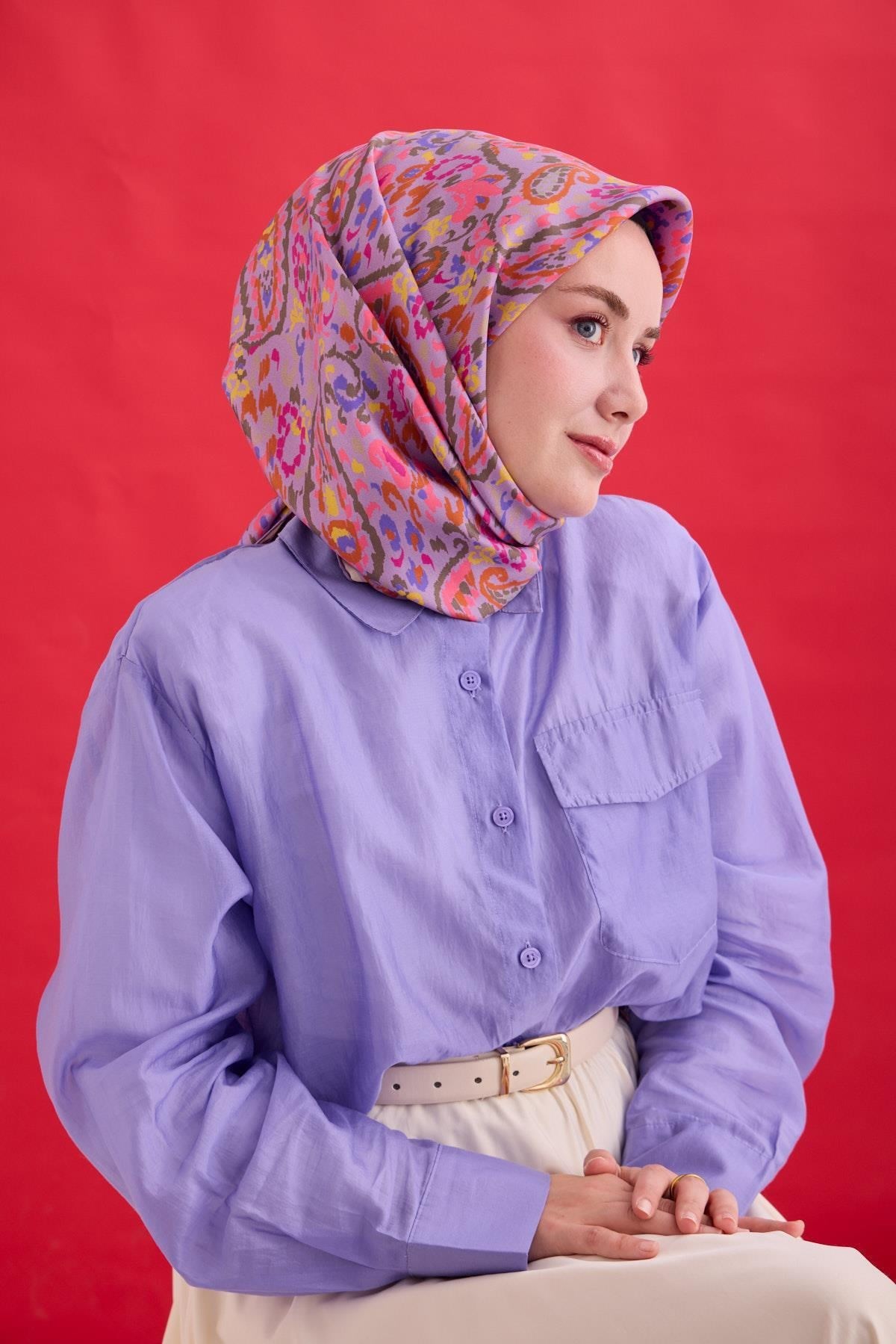Silk Home Twill İpek Eşarp 11478-42