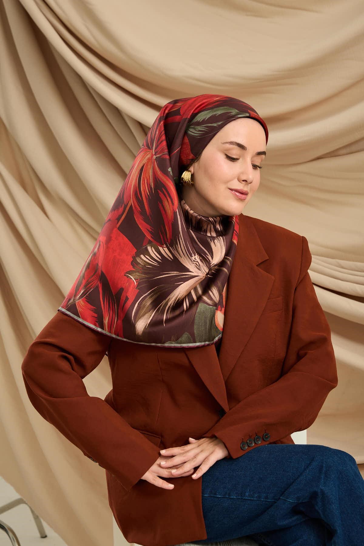 Silk Home Twill İpek Eşarp 11480-42