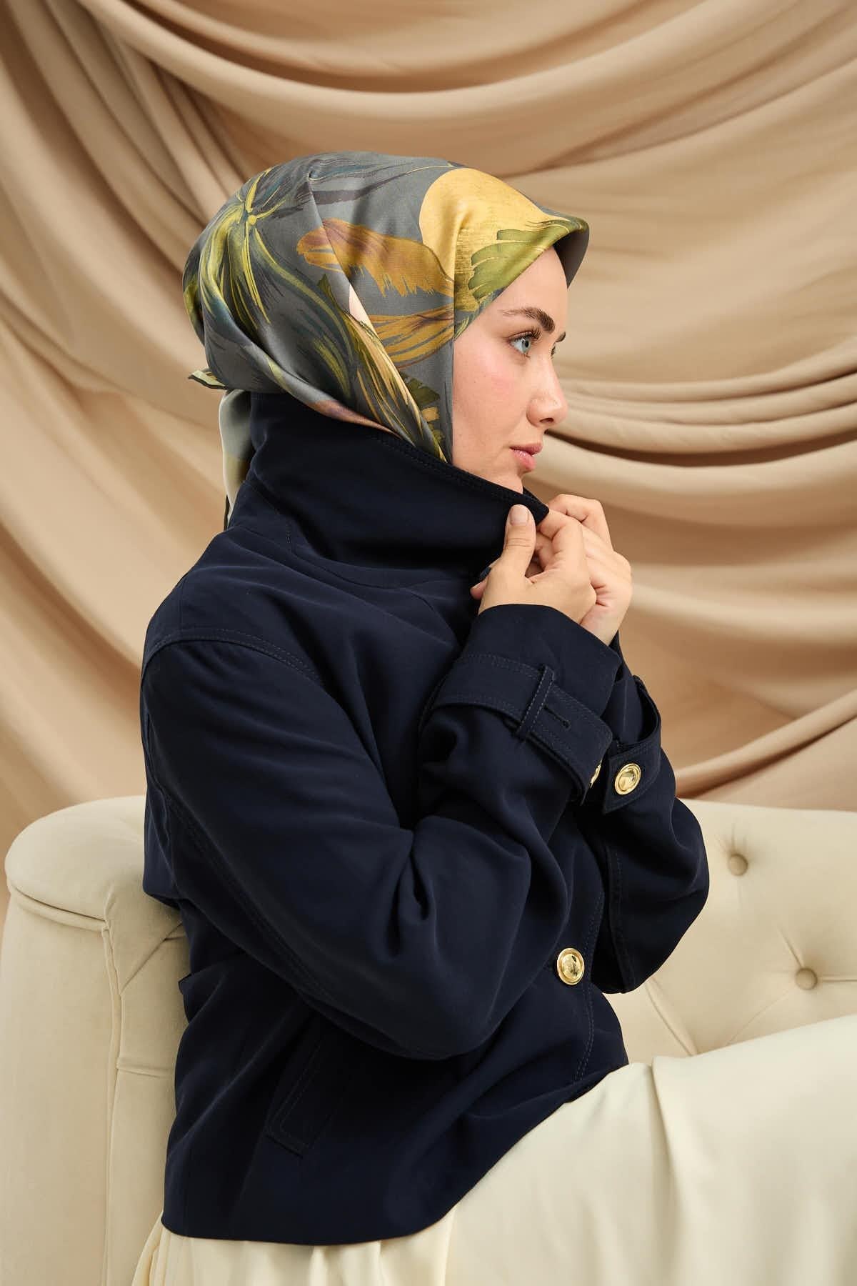 Silk Home Twill İpek Eşarp 11480-53