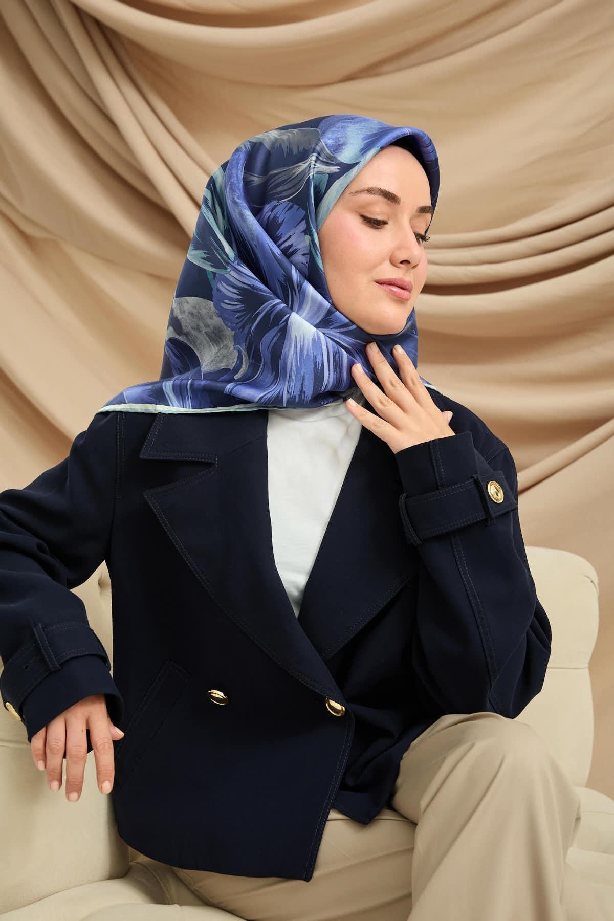 Silk Home Twill İpek Eşarp 11480-56