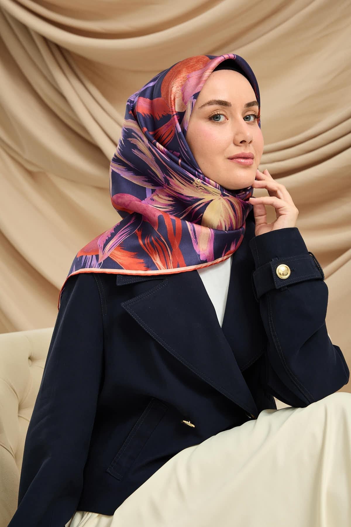 Silk Home Twill İpek Eşarp 11480-64