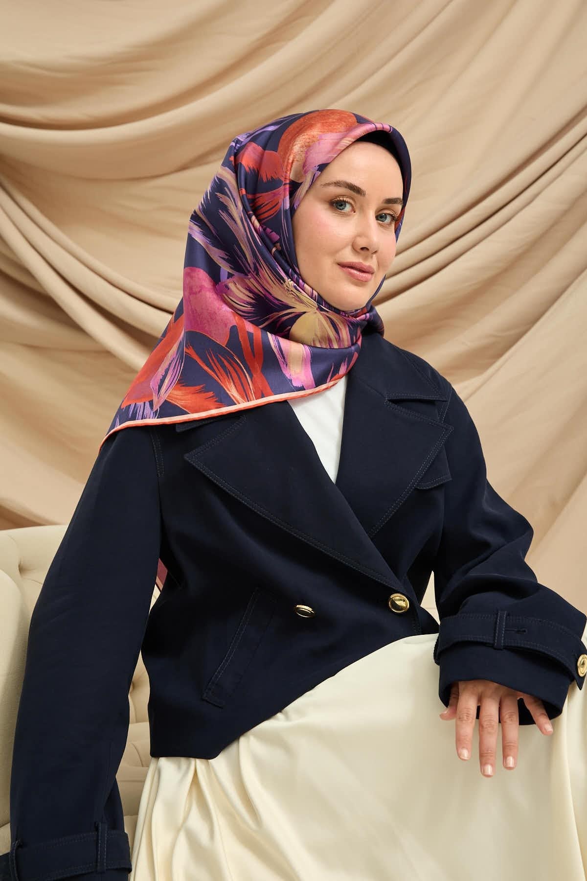 Silk Home Twill İpek Eşarp 11480-64