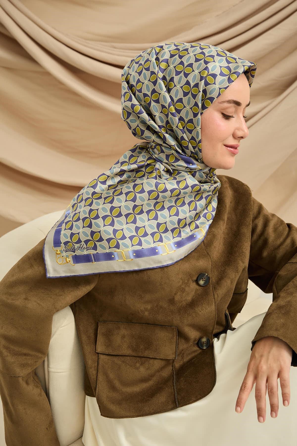Silk Home Twill İpek Eşarp 11481-13