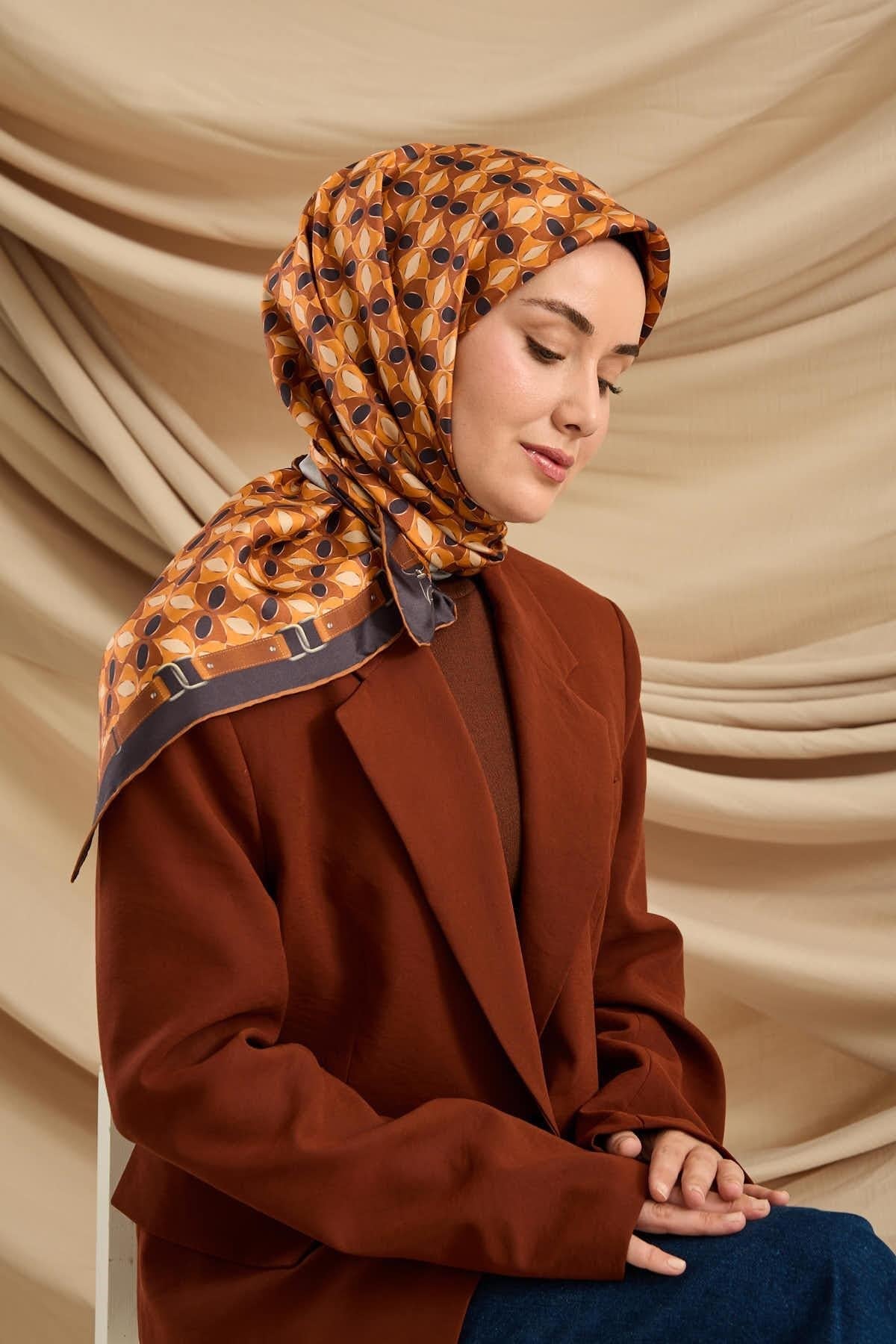 Silk Home Twill İpek Eşarp 11481-26