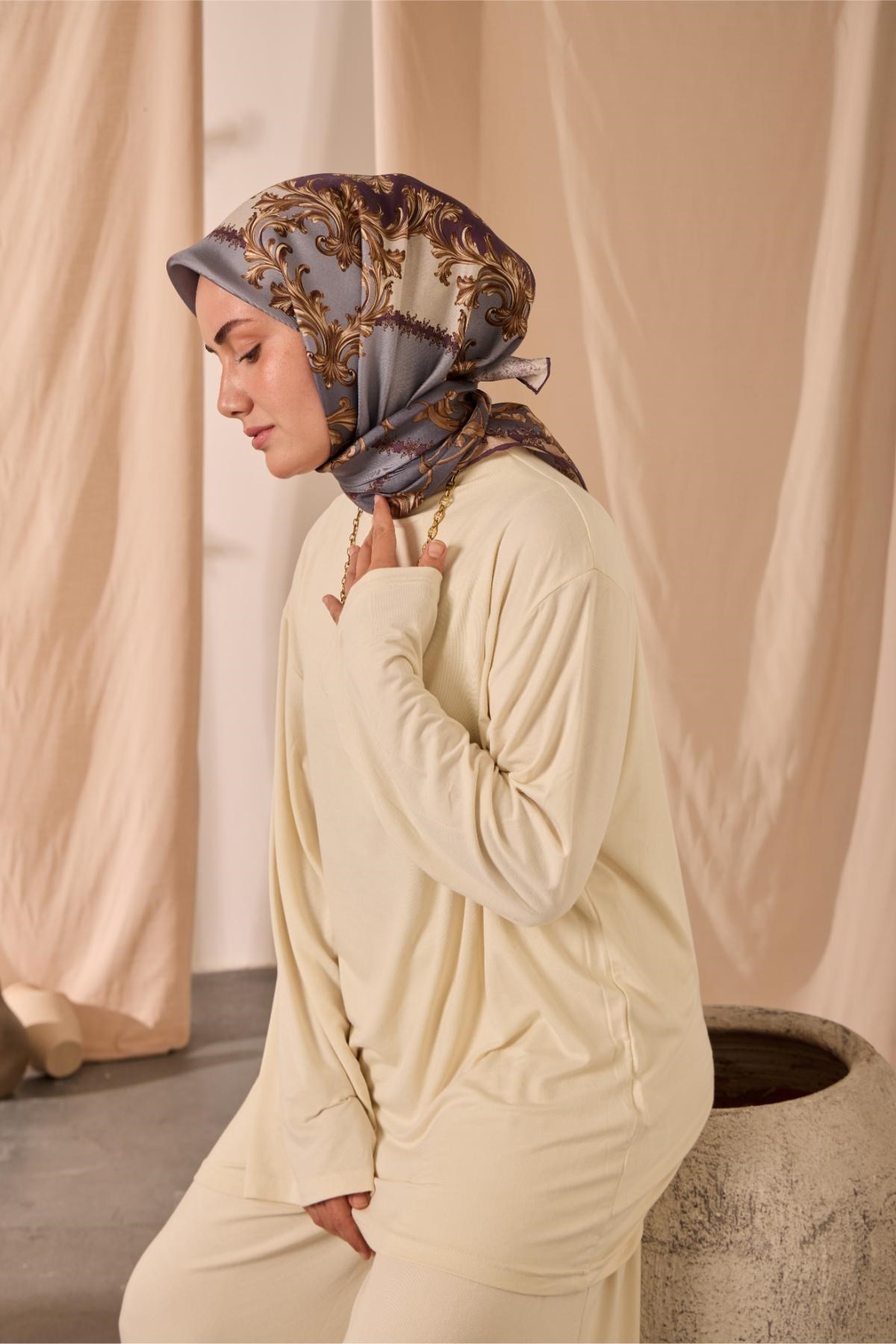 Silk Home Twill İpek Eşarp 11482-09
