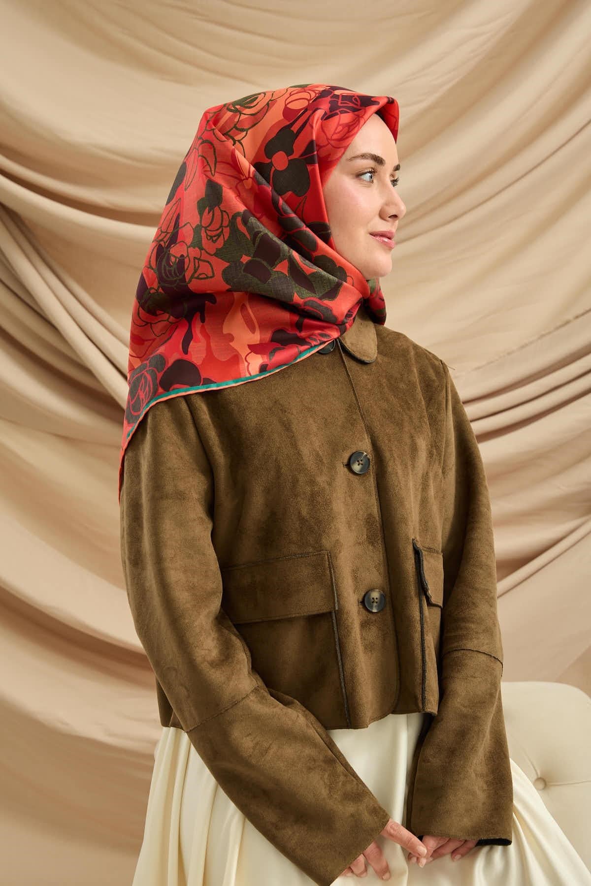 Silk Home Twill İpek Eşarp 11483-24