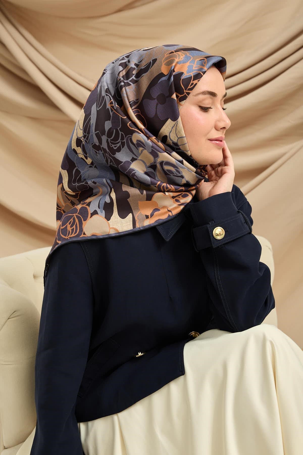 Silk Home Twill İpek Eşarp 11483-36