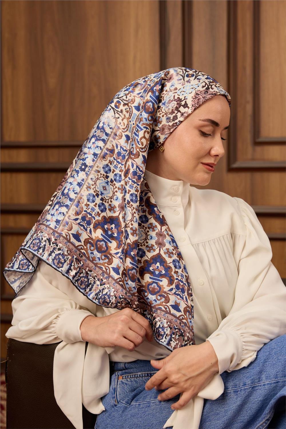 Silk Home Twill İpek Eşarp 11489-26