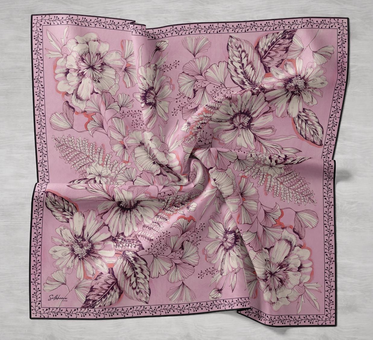 Silk Home Twill İpek Eşarp 11510-11
