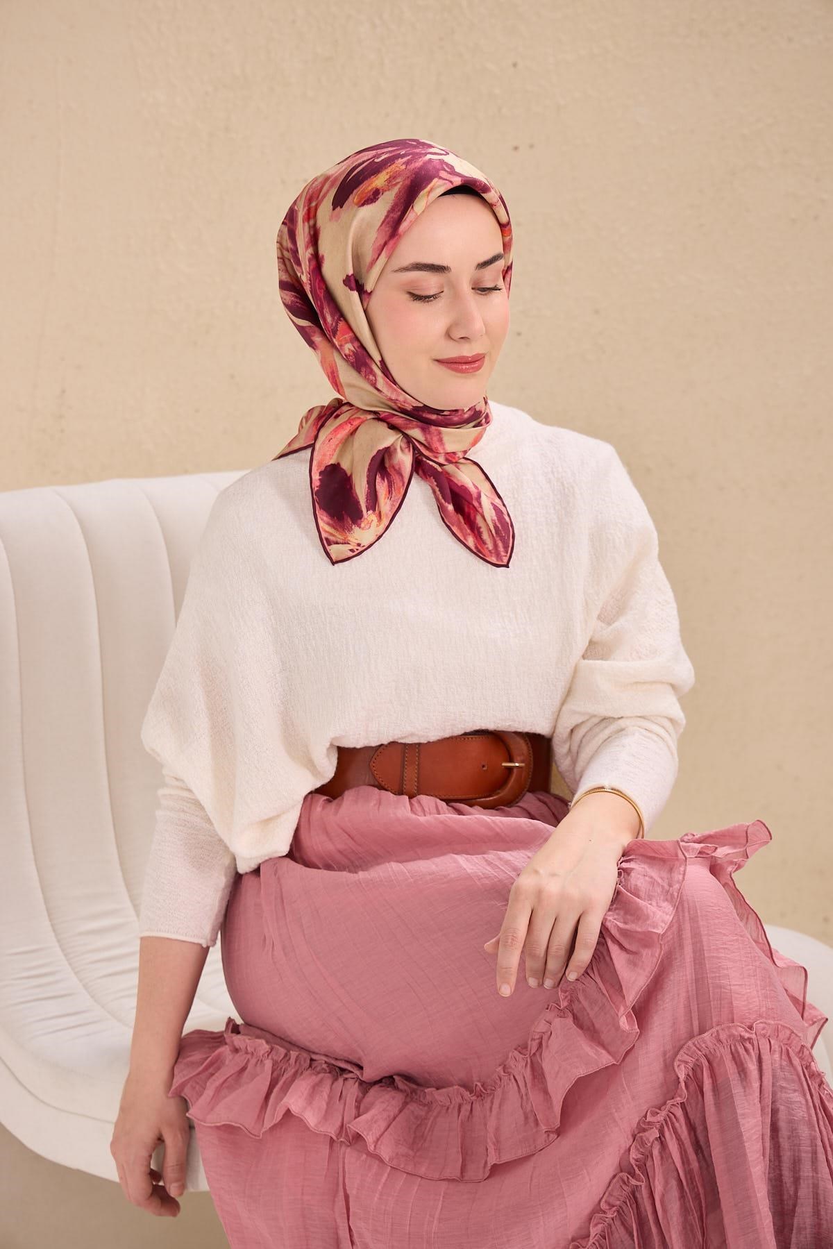 Silk Home Twill İpek Eşarp 11513-17
