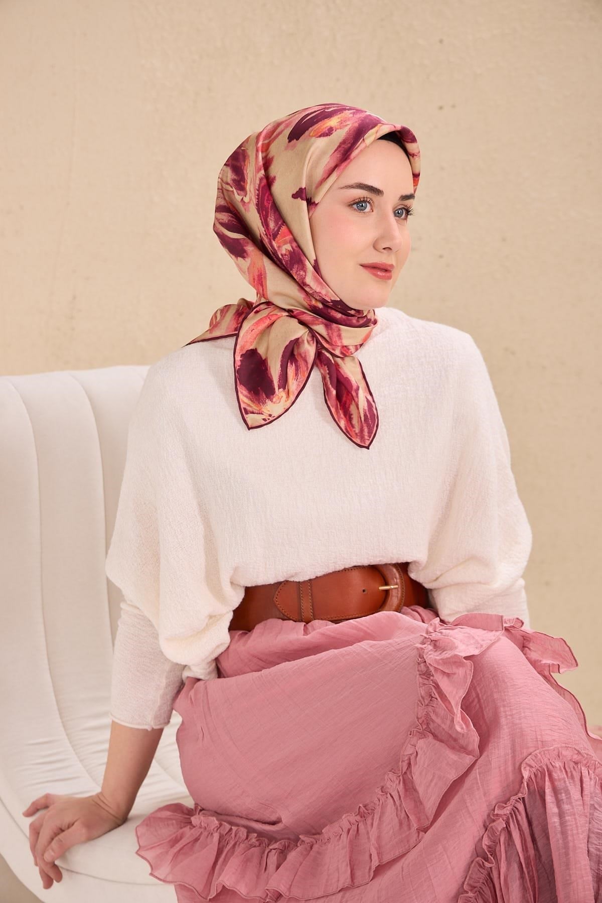 Silk Home Twill İpek Eşarp 11513-17