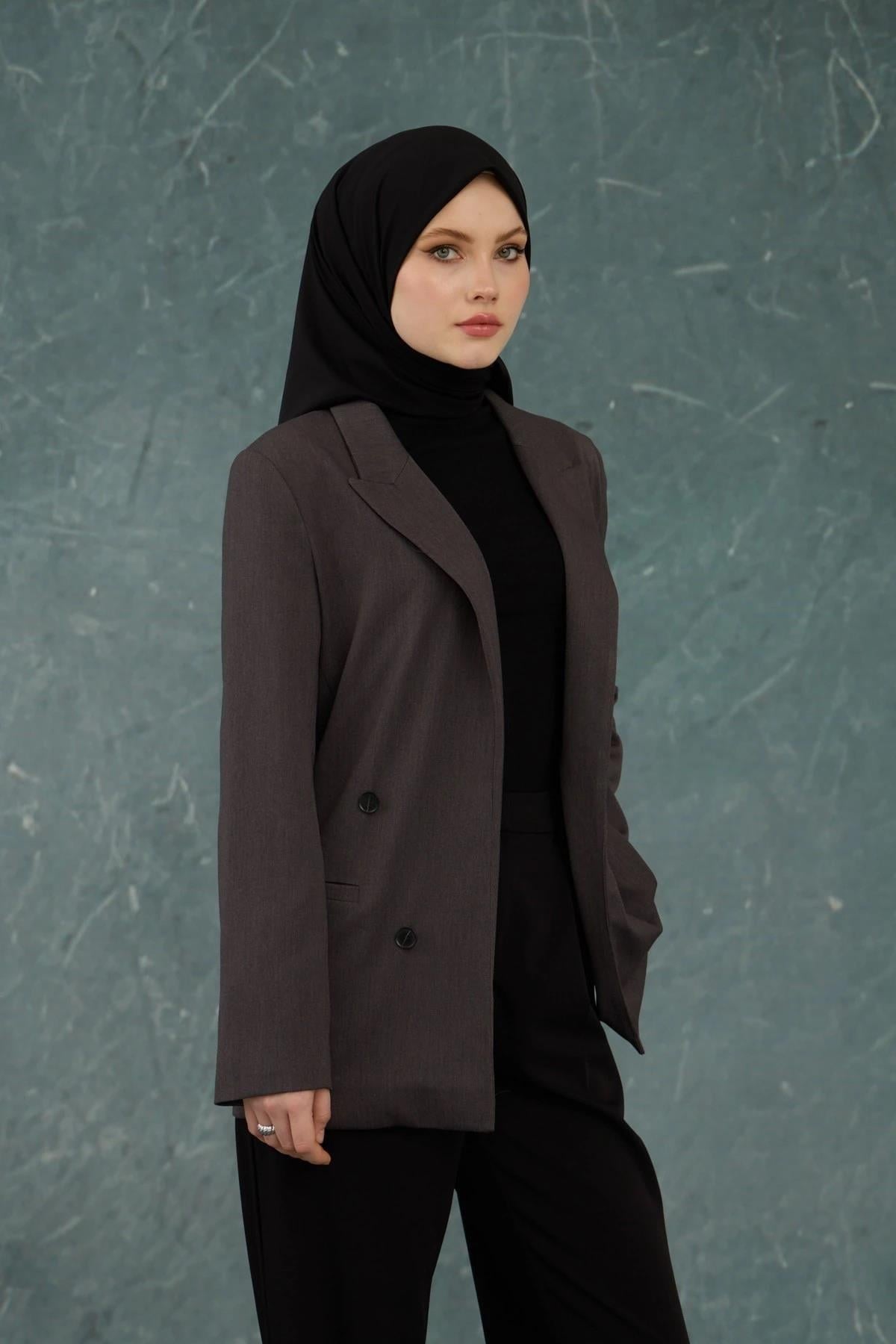 Siyah Comfy Yok Eşarp - 10001-22