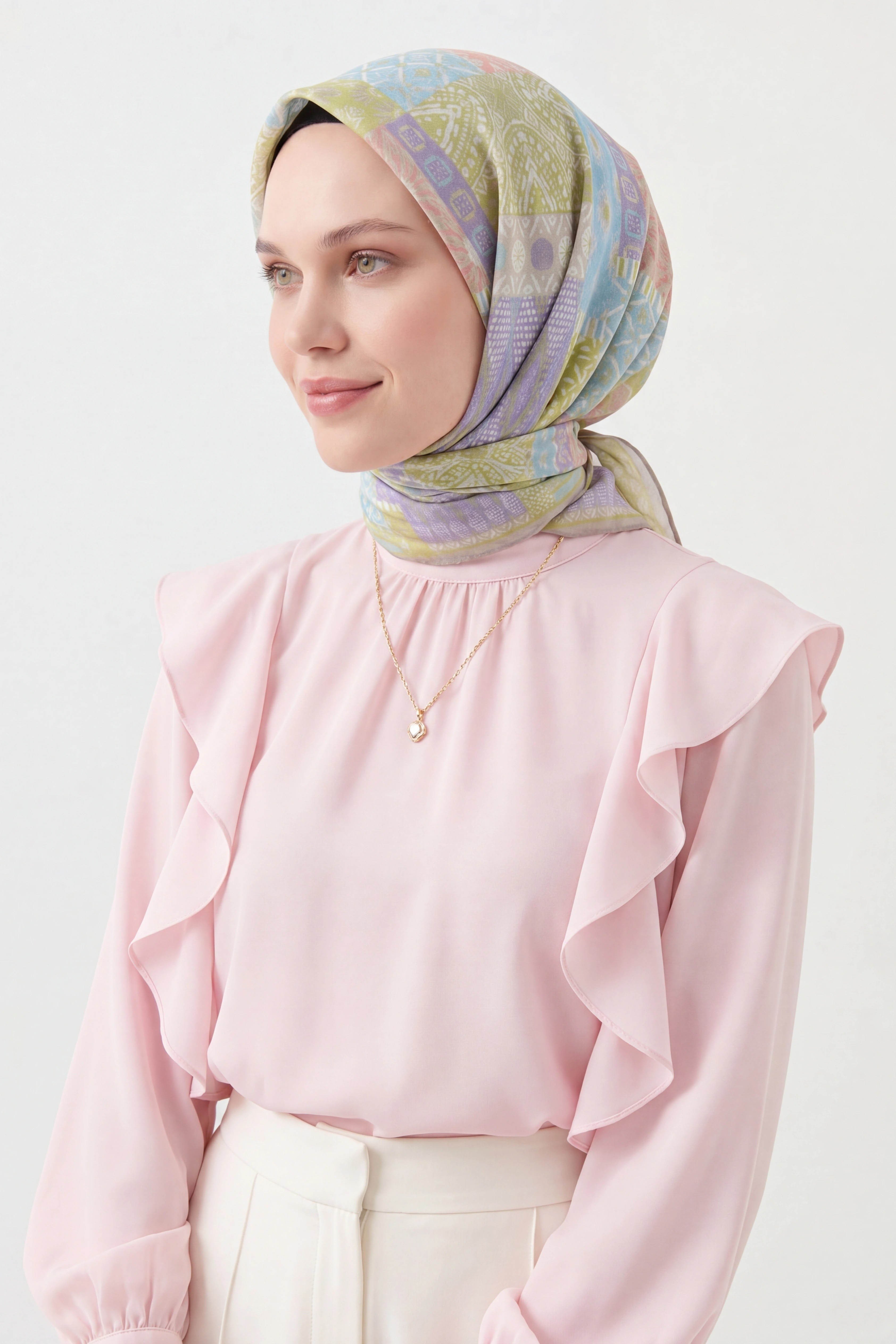 Soft Eşarp Authentic Fıstık Yeşili