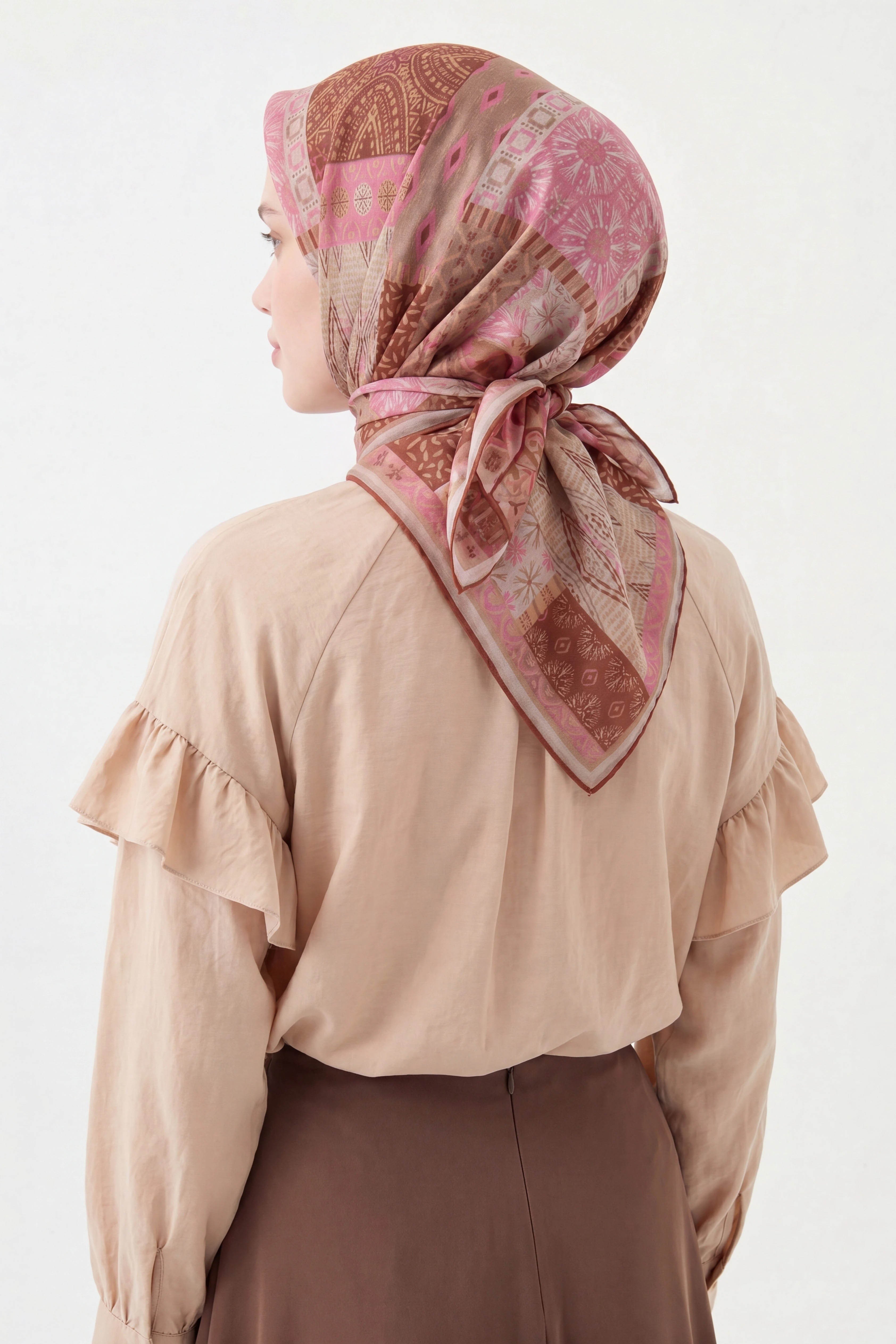 Soft Eşarp Authentic Kiremit