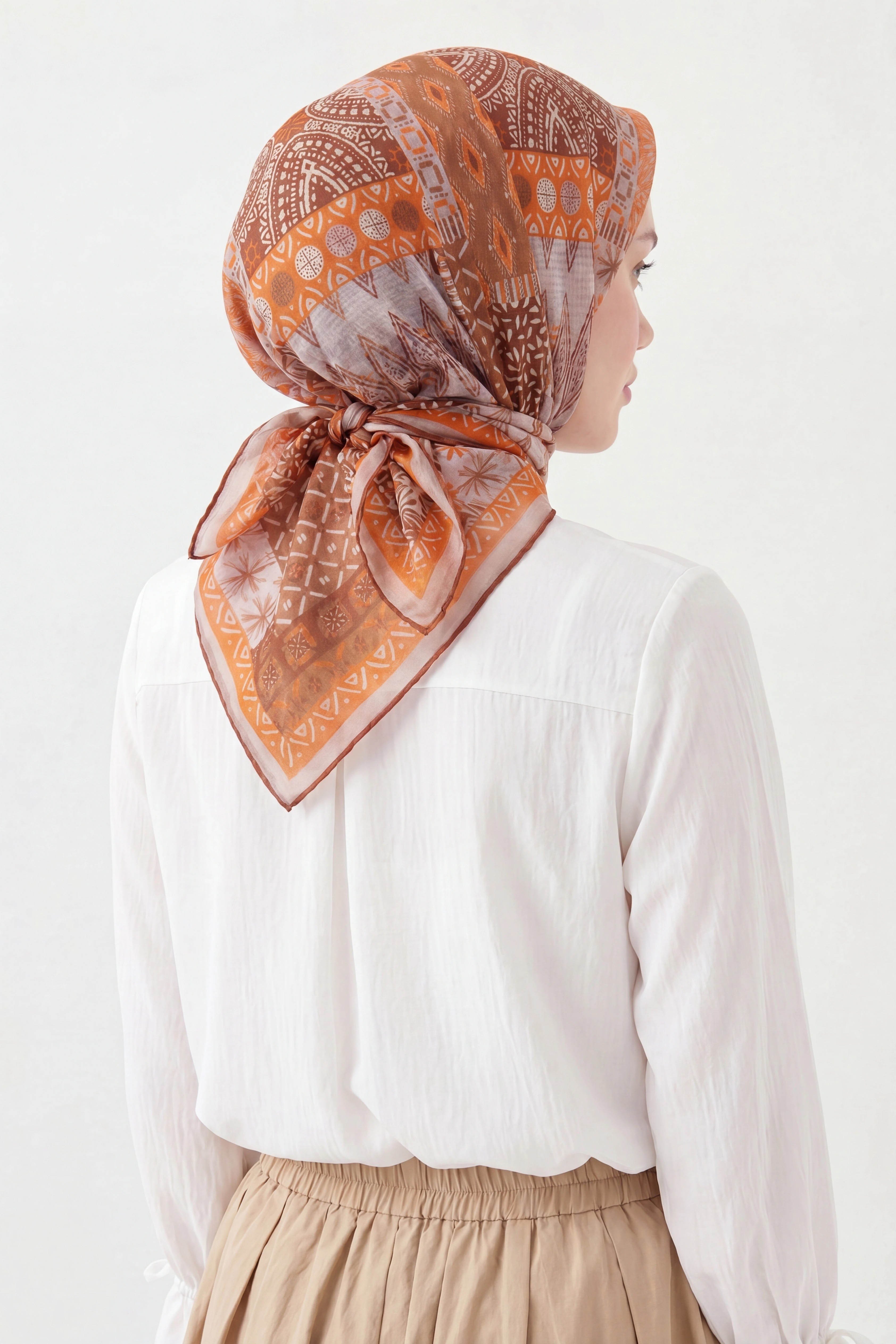 Soft Eşarp Authentic Turuncu