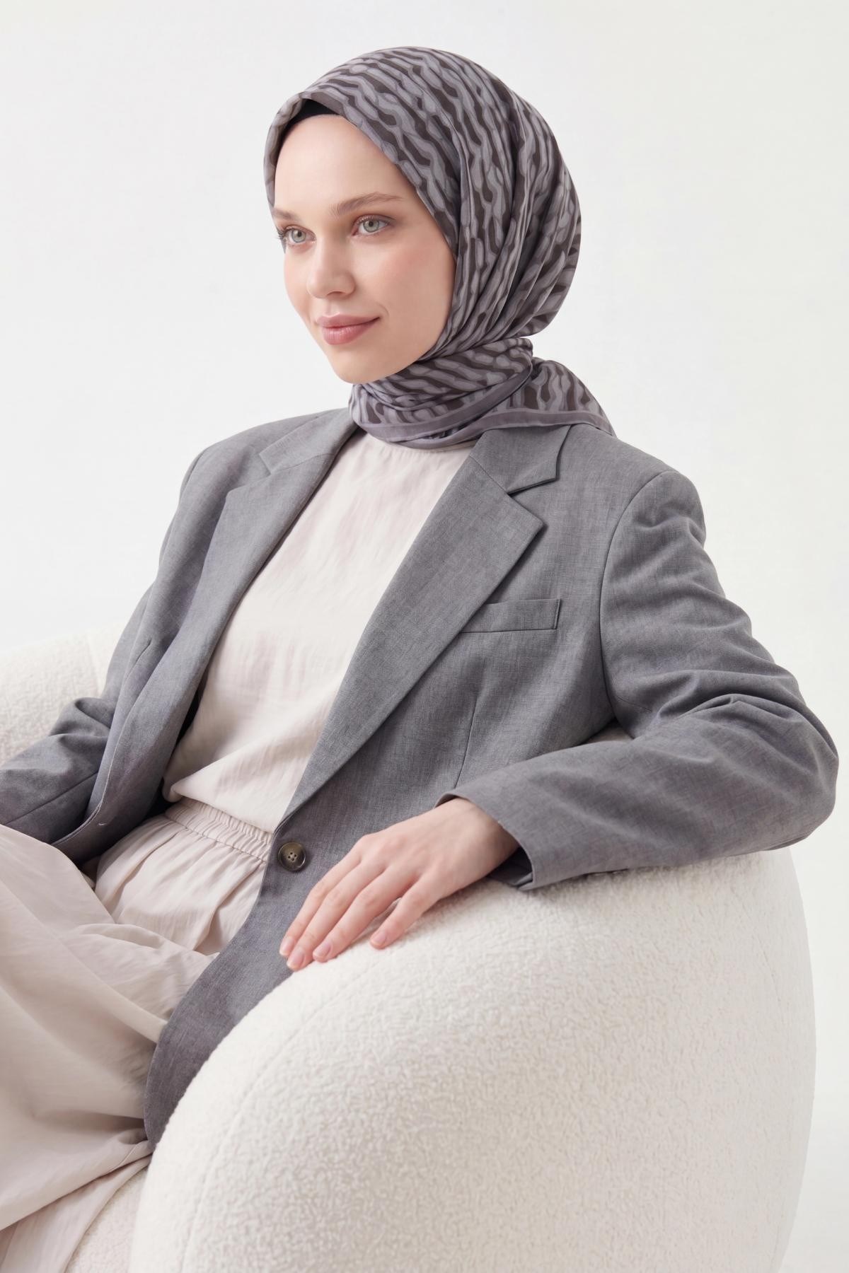 Soft Eşarp Flow Siyah