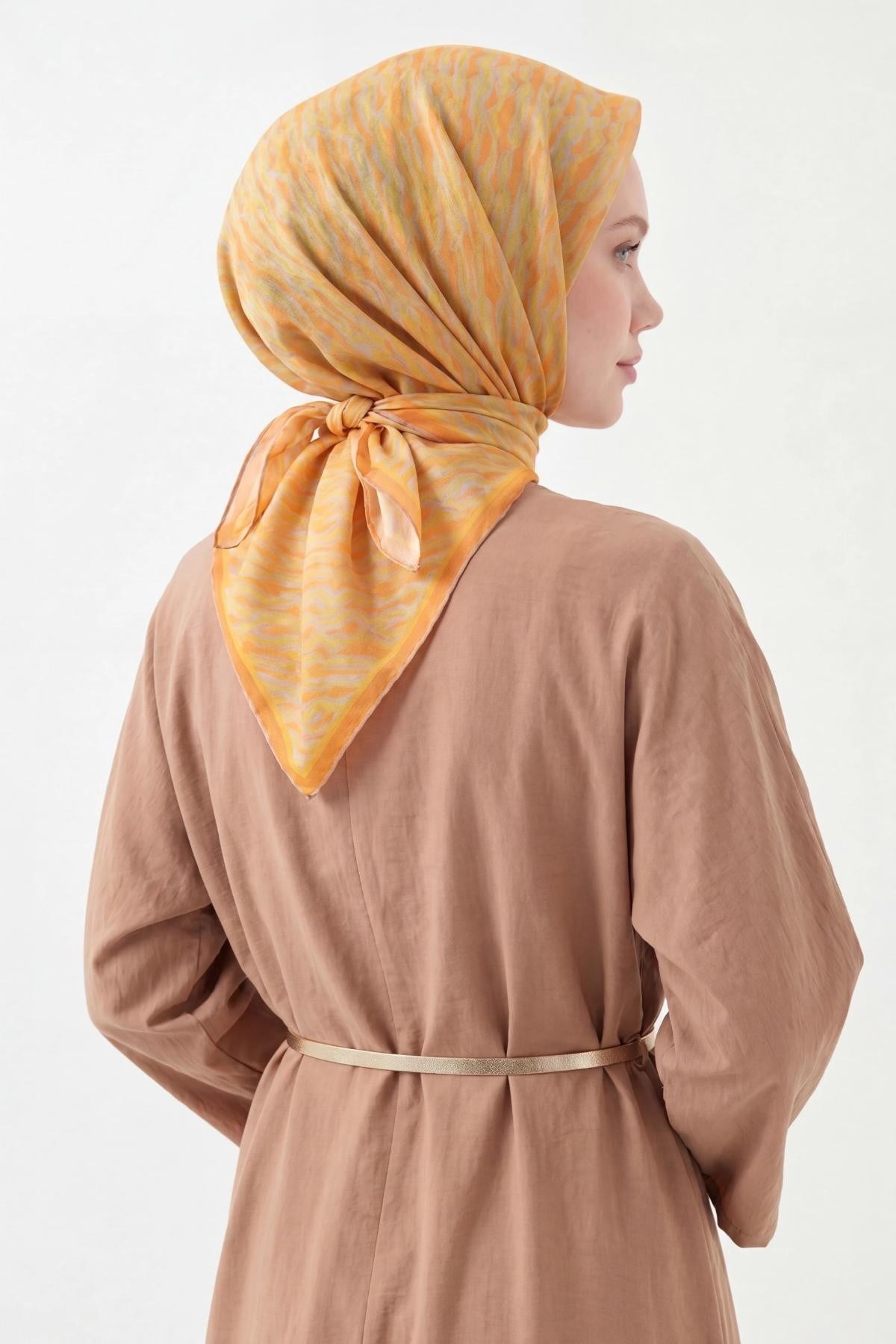 Soft Eşarp Flow Turuncu