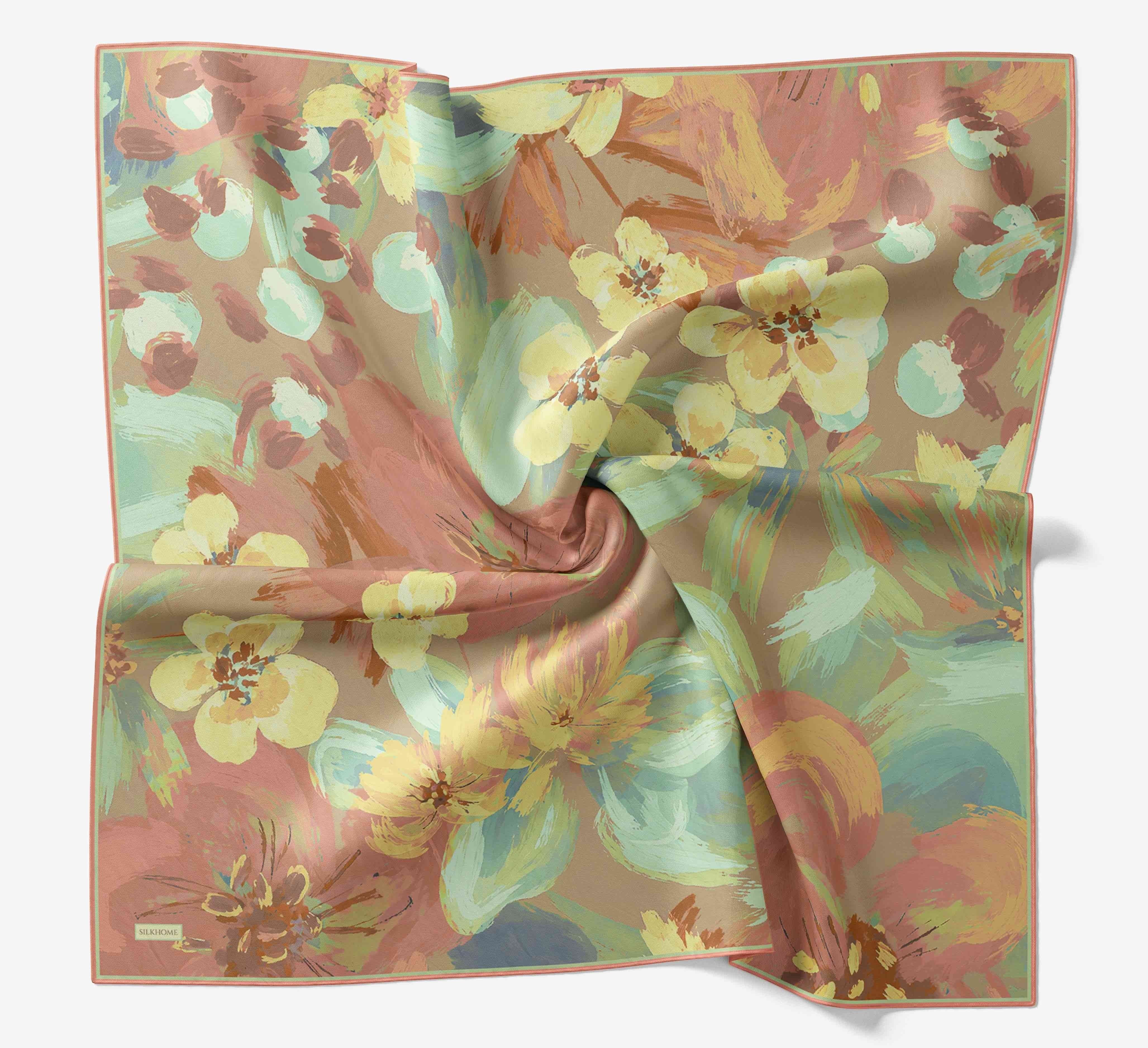 Soft Eşarp Flower Yavruağzı