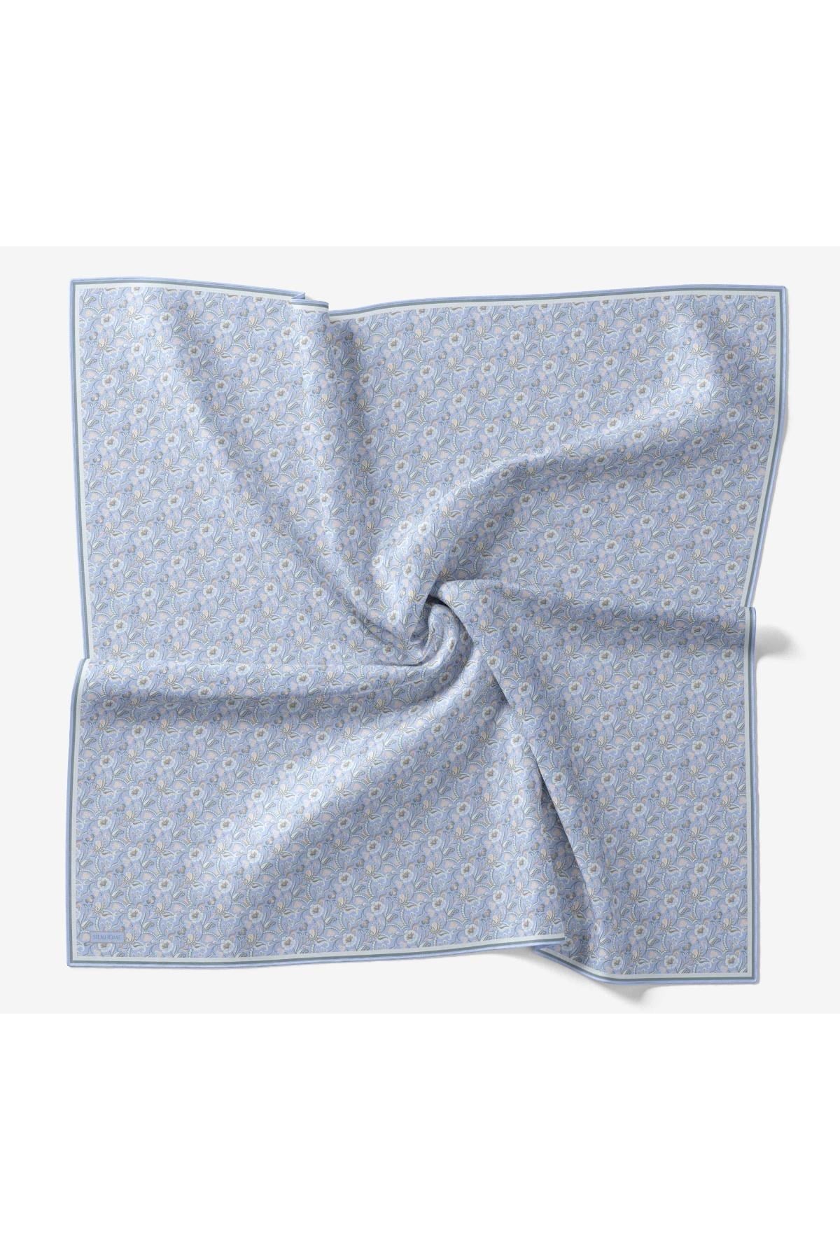 Soft Eşarp Garden Bebe Mavisi 90x90