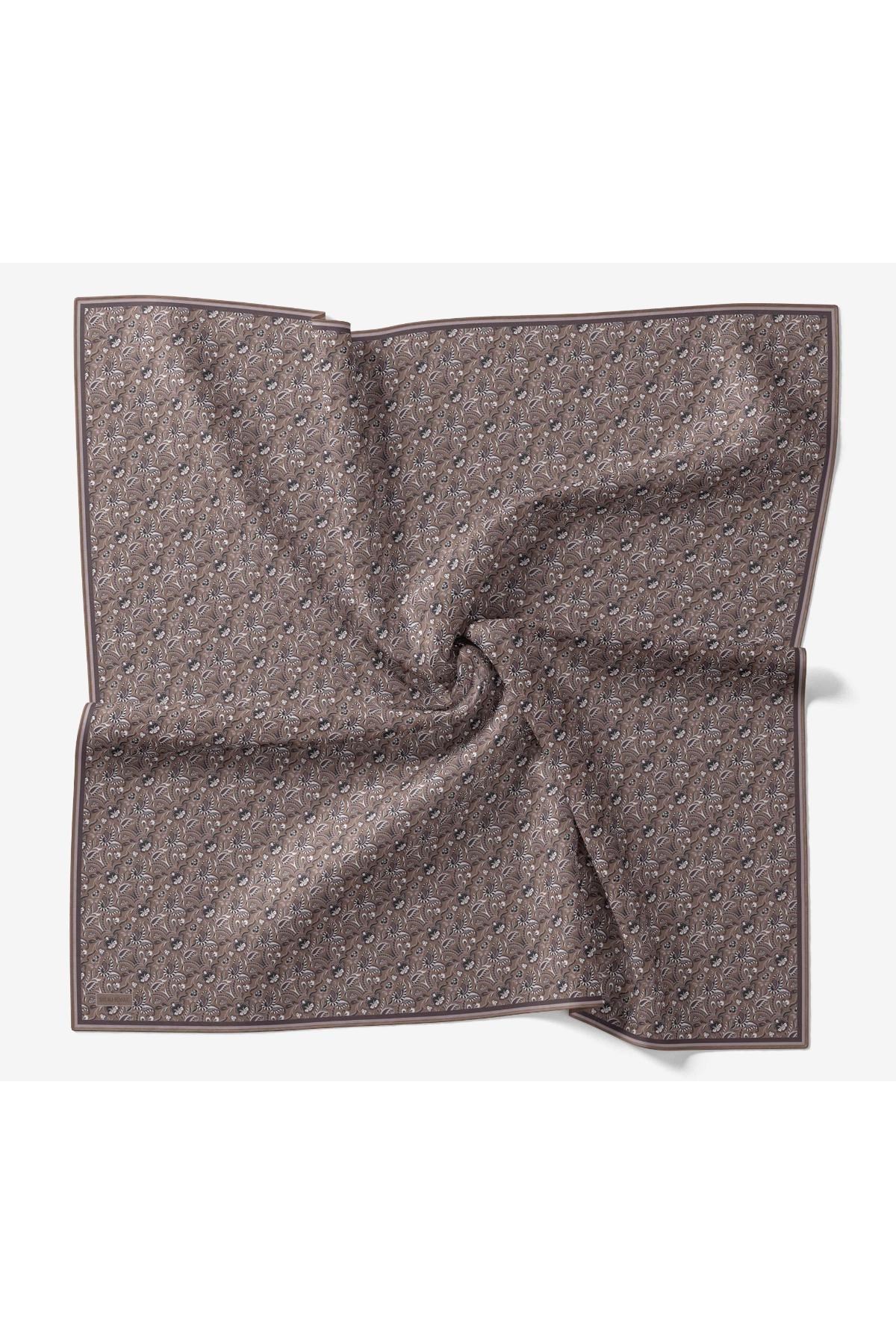 Soft Eşarp Garden Mocha Mousse 90x90