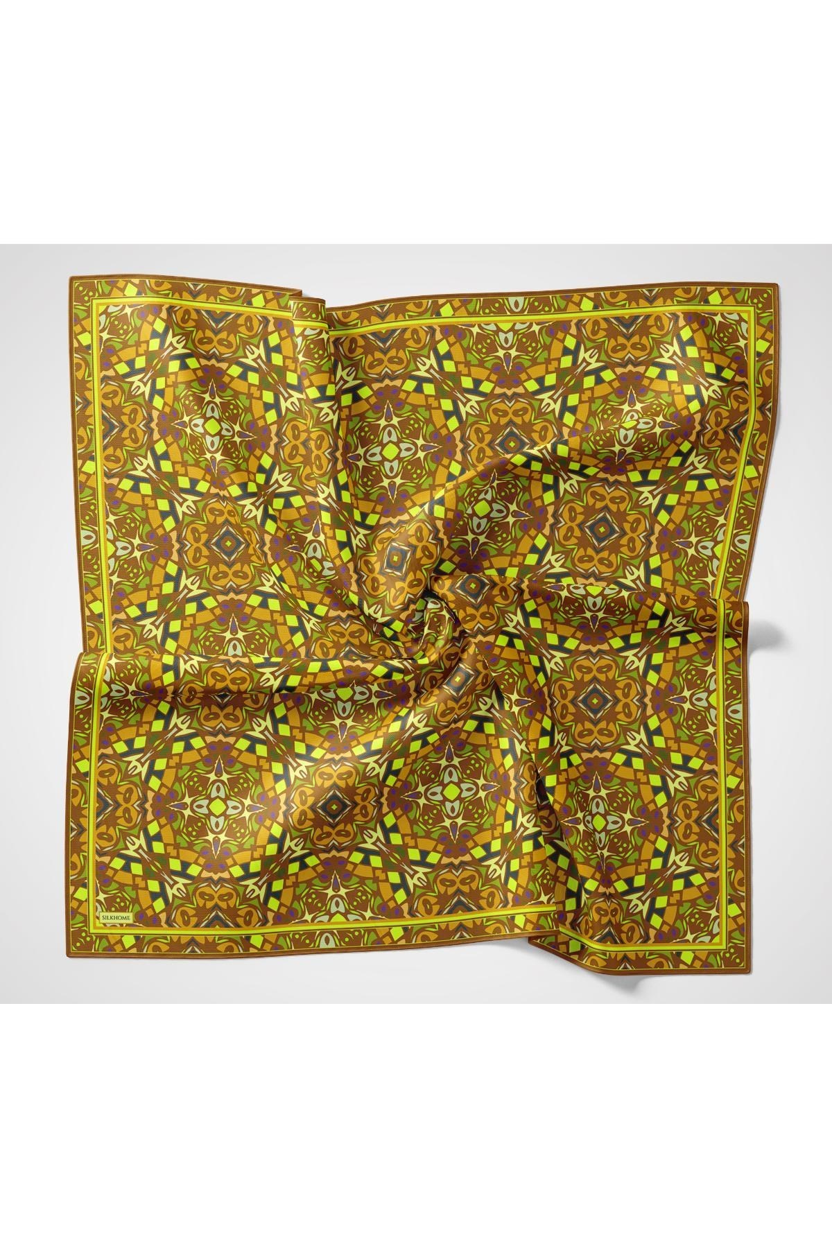 Soft Eşarp Geometrik Taba 90x90