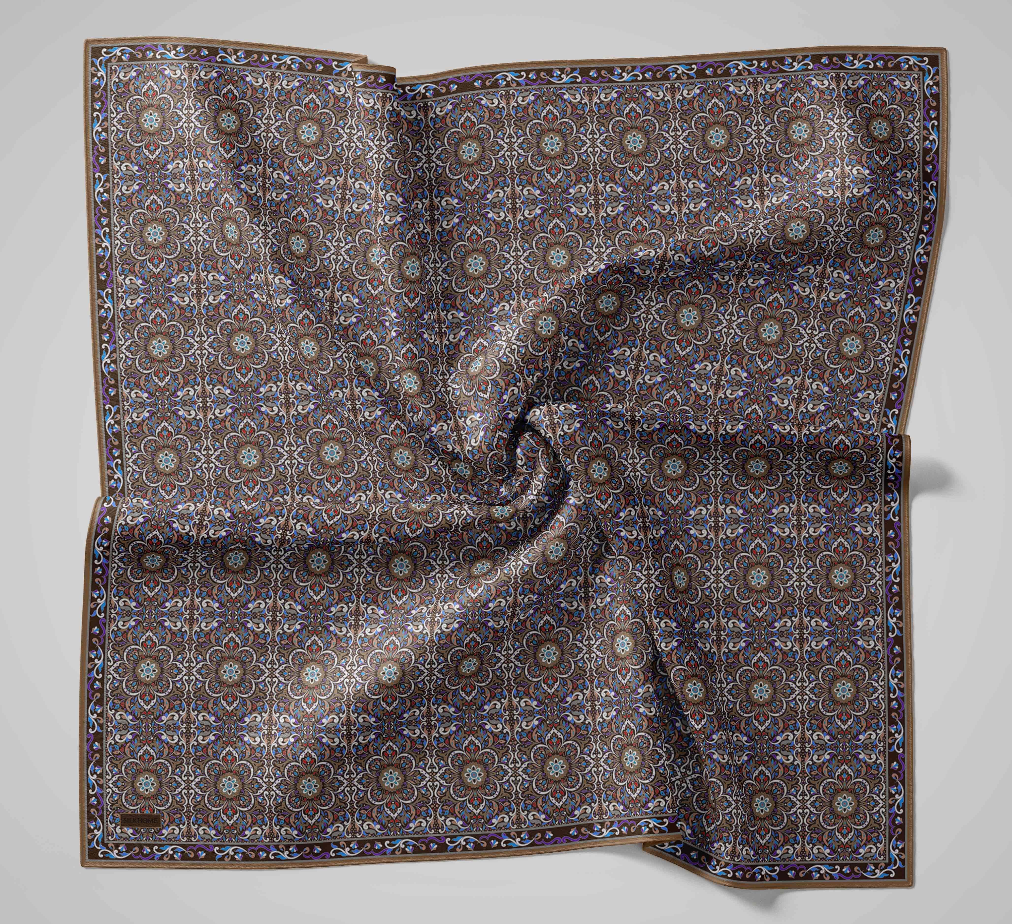 Soft Eşarp Kahverengi 90x90