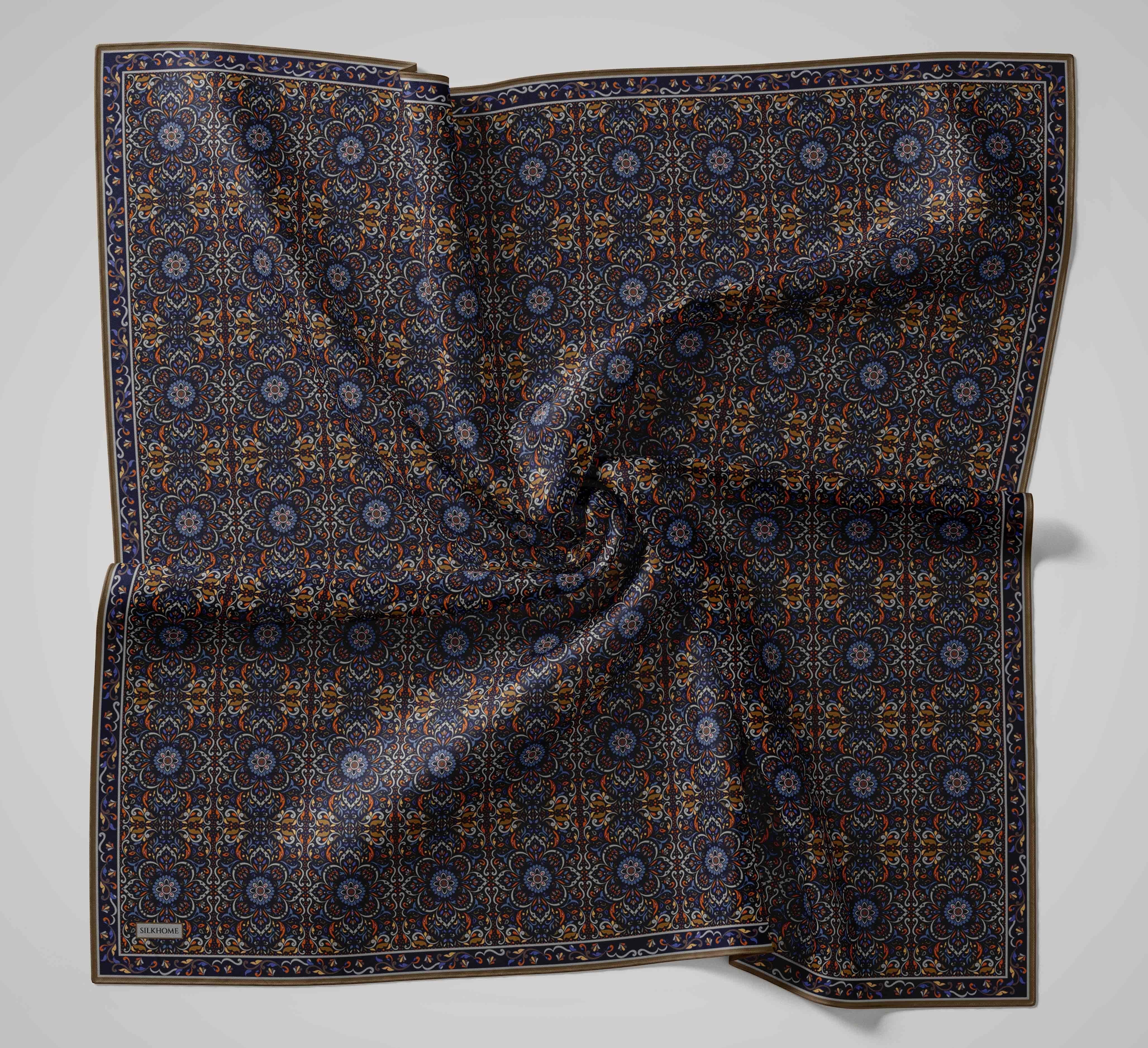 Soft Eşarp Lacivert 90x90