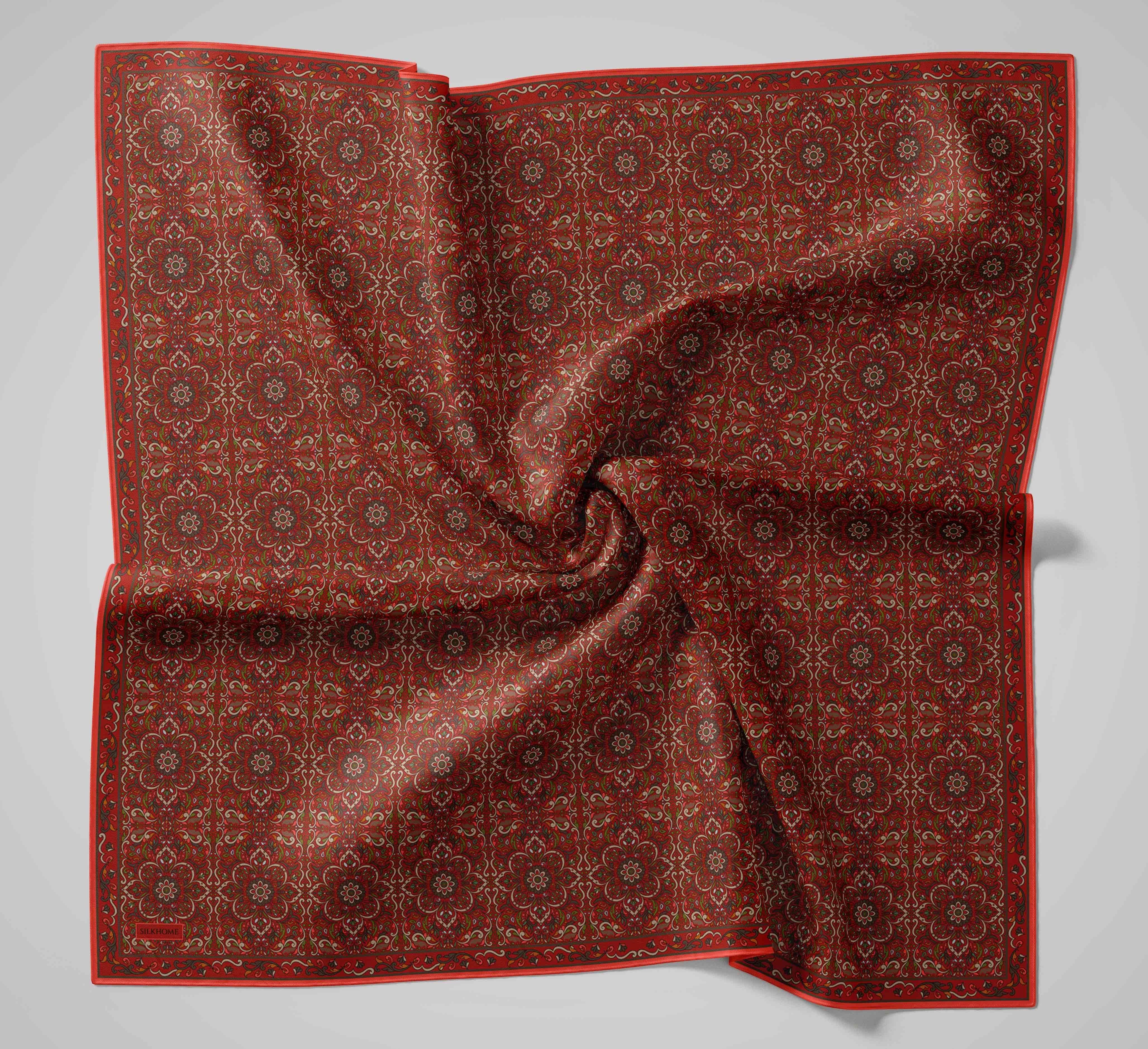 Soft Eşarp Parlak Kırmızı 90x90