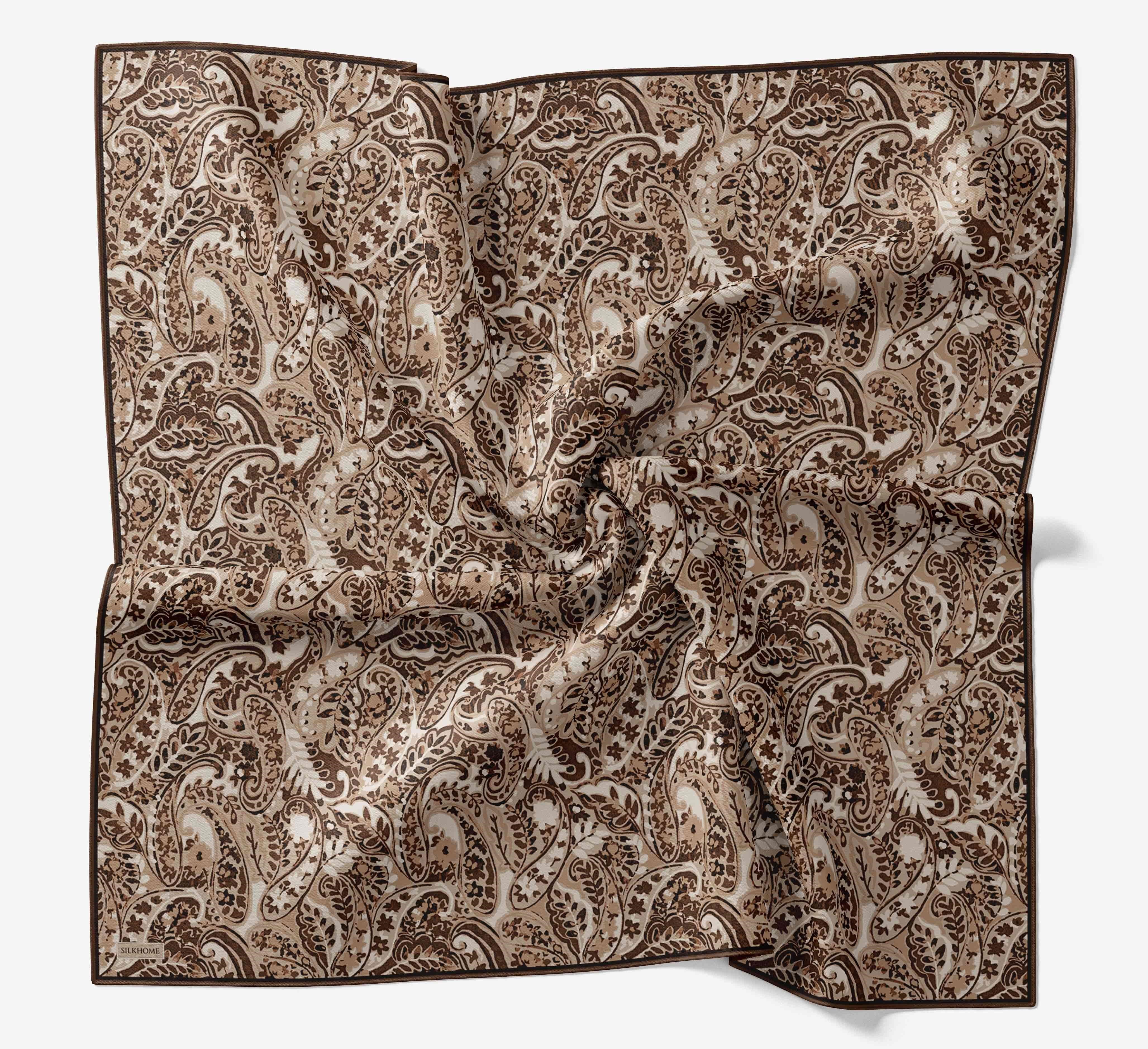 Soft Eşarp Perla Kahverengi 90x90