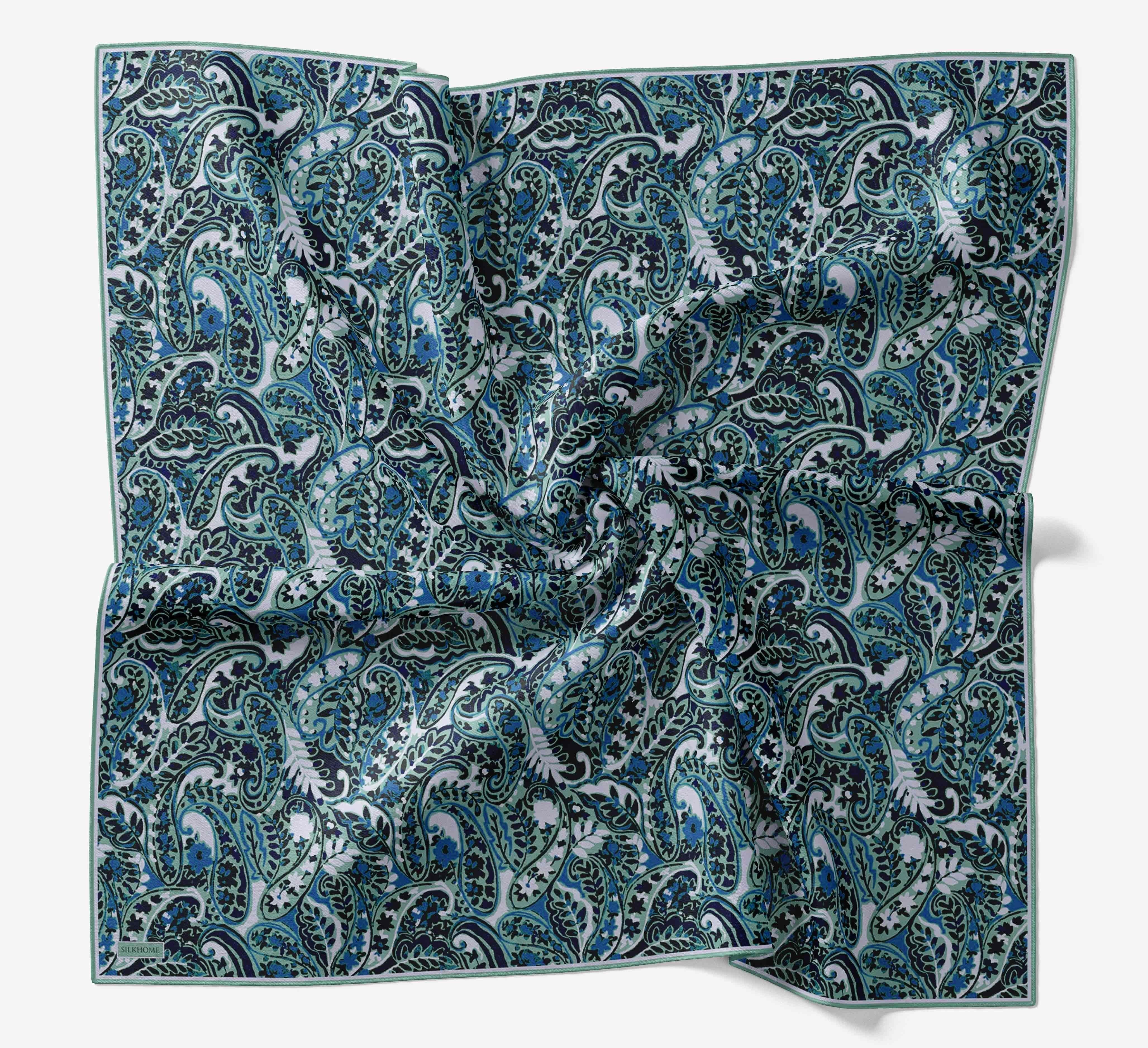 Soft Eşarp Perla Saks 90x90