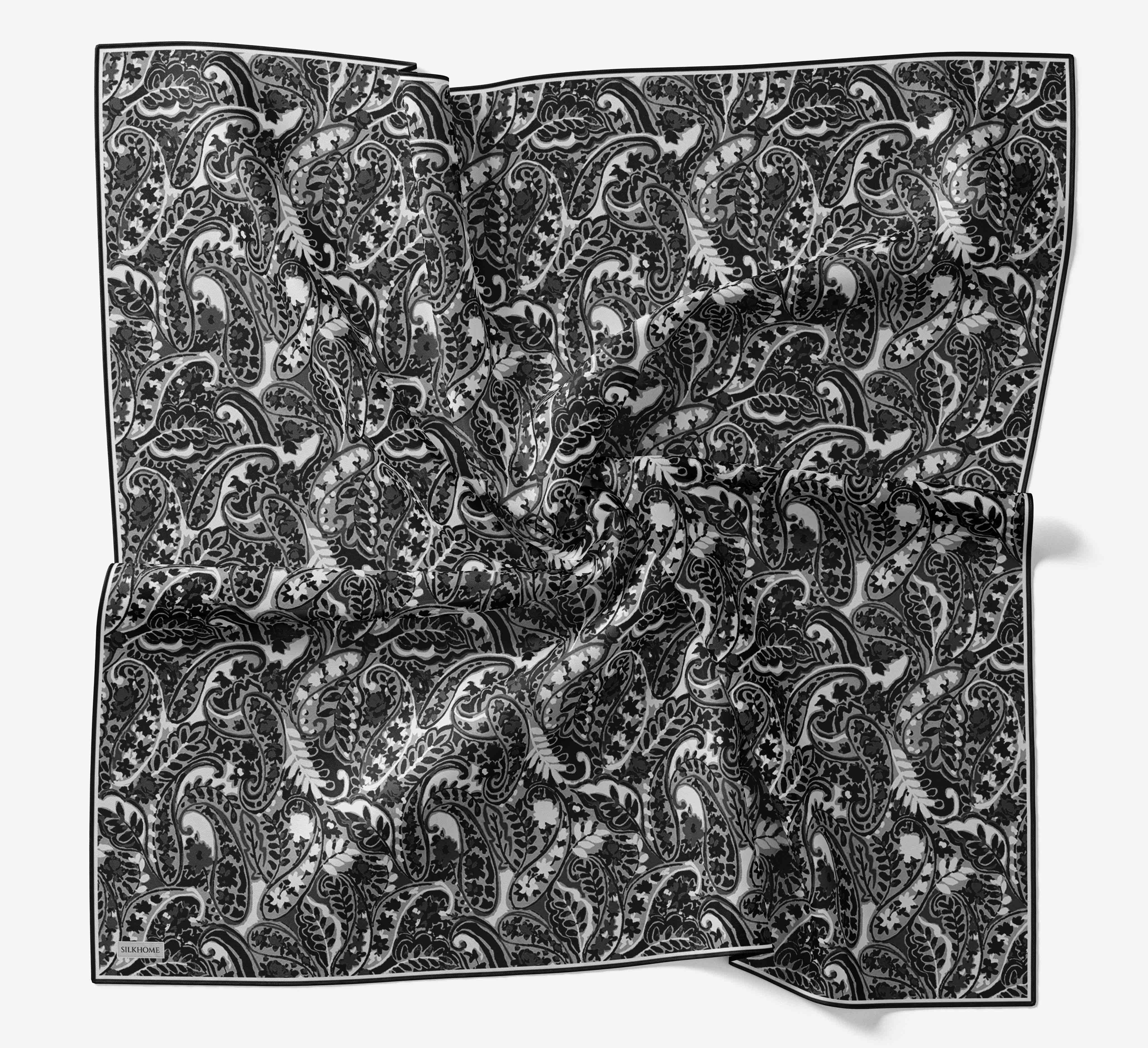 Soft Eşarp Perla Siyah 90x90
