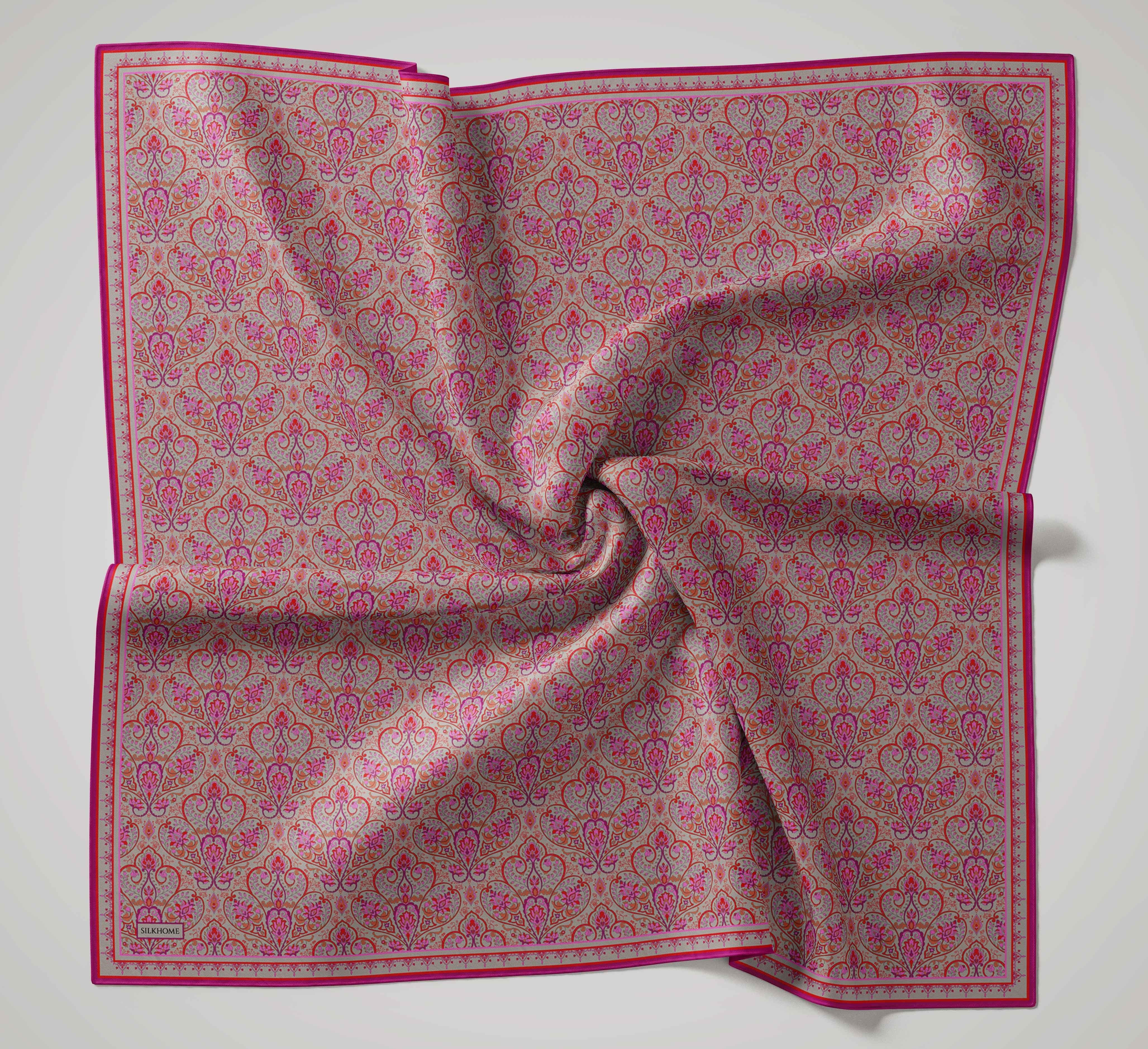 Soft Eşarp Rûmi Gümüş 90x90