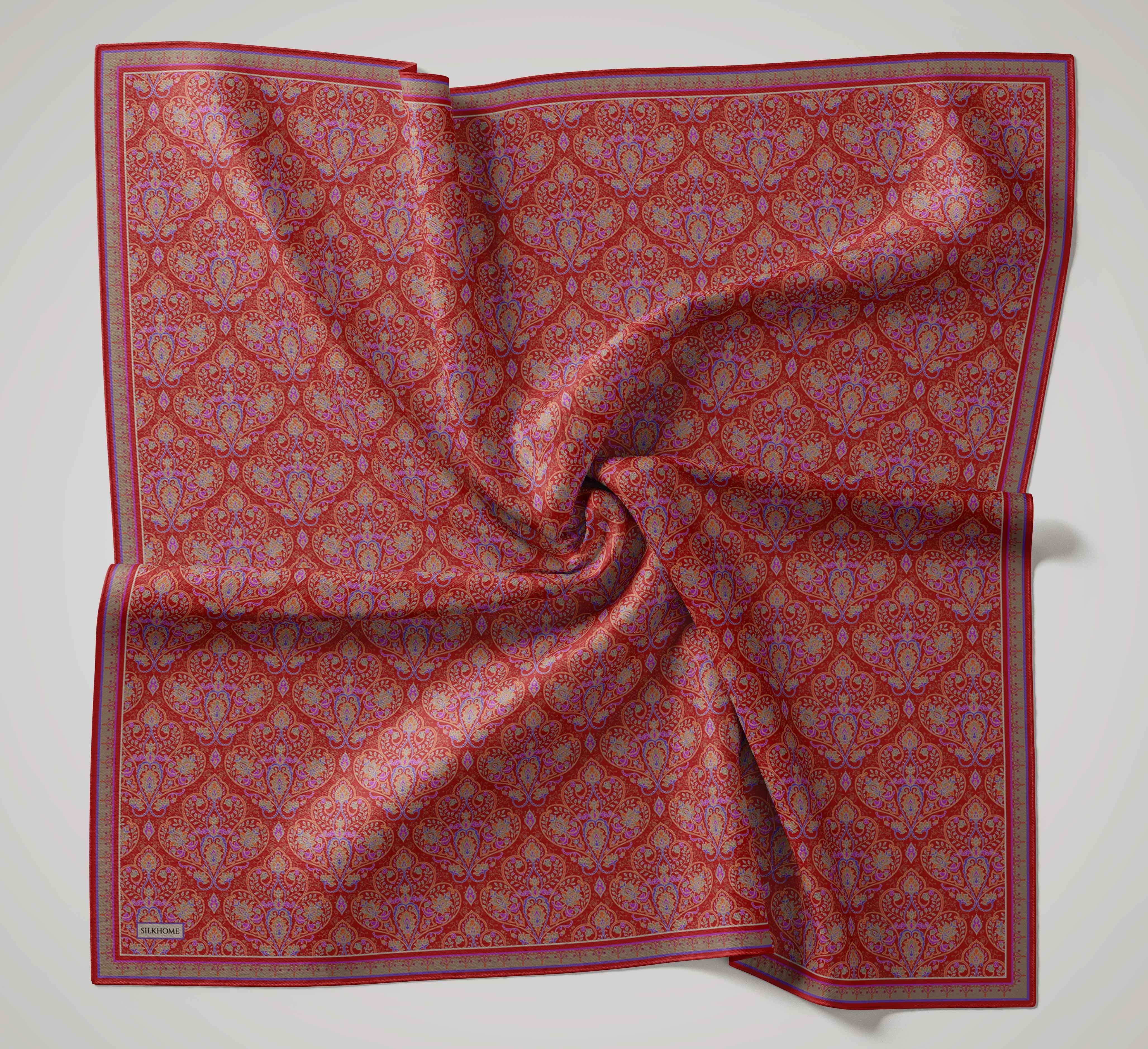 Soft Eşarp Rûmi Kırmızı 90x90