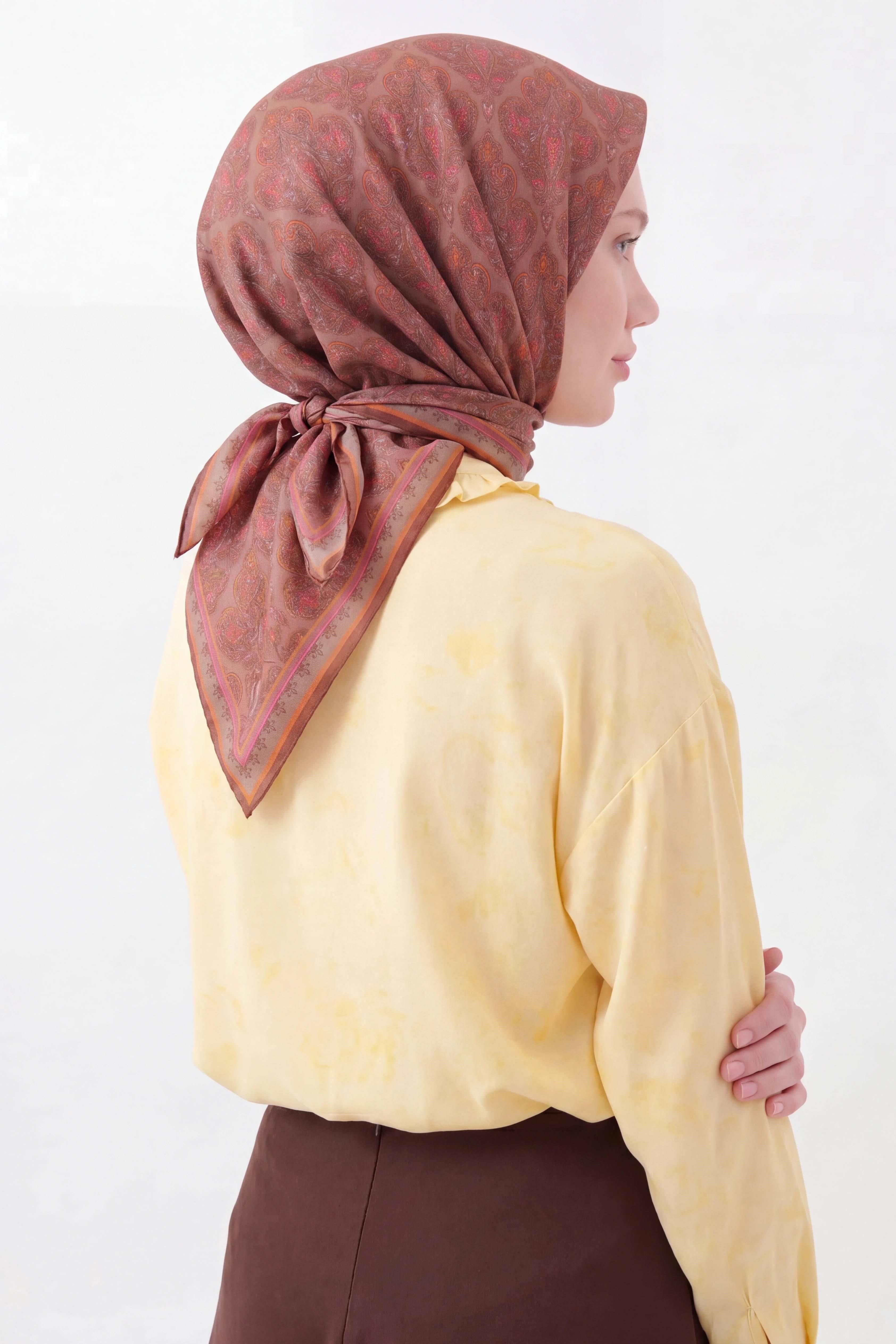 Soft Eşarp Rûmi Mocha Mousse 90x90