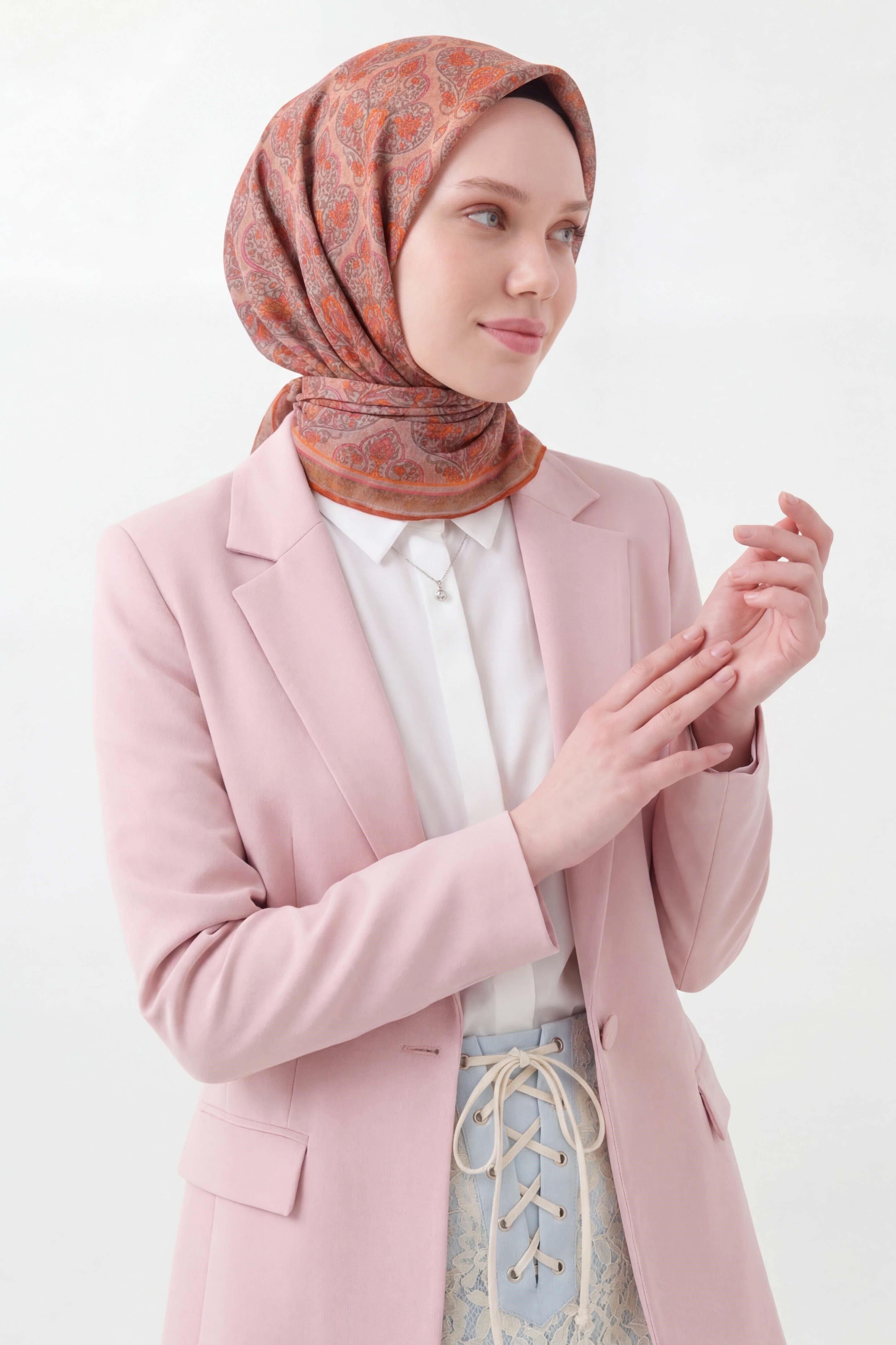 Soft Eşarp Rûmi Vizon 90x90