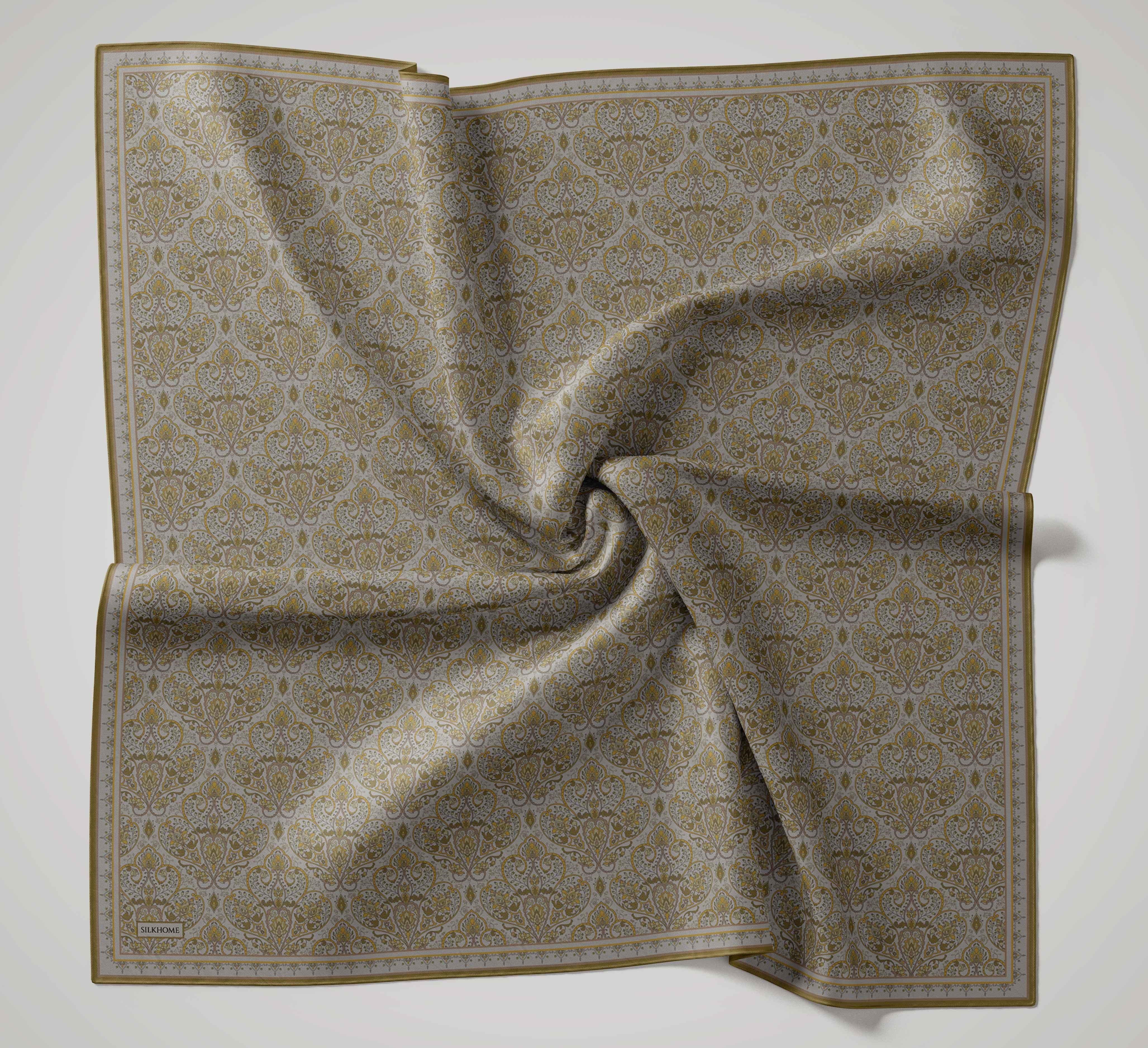 Soft Eşarp Rûmi Yağ Yeşili 90x90