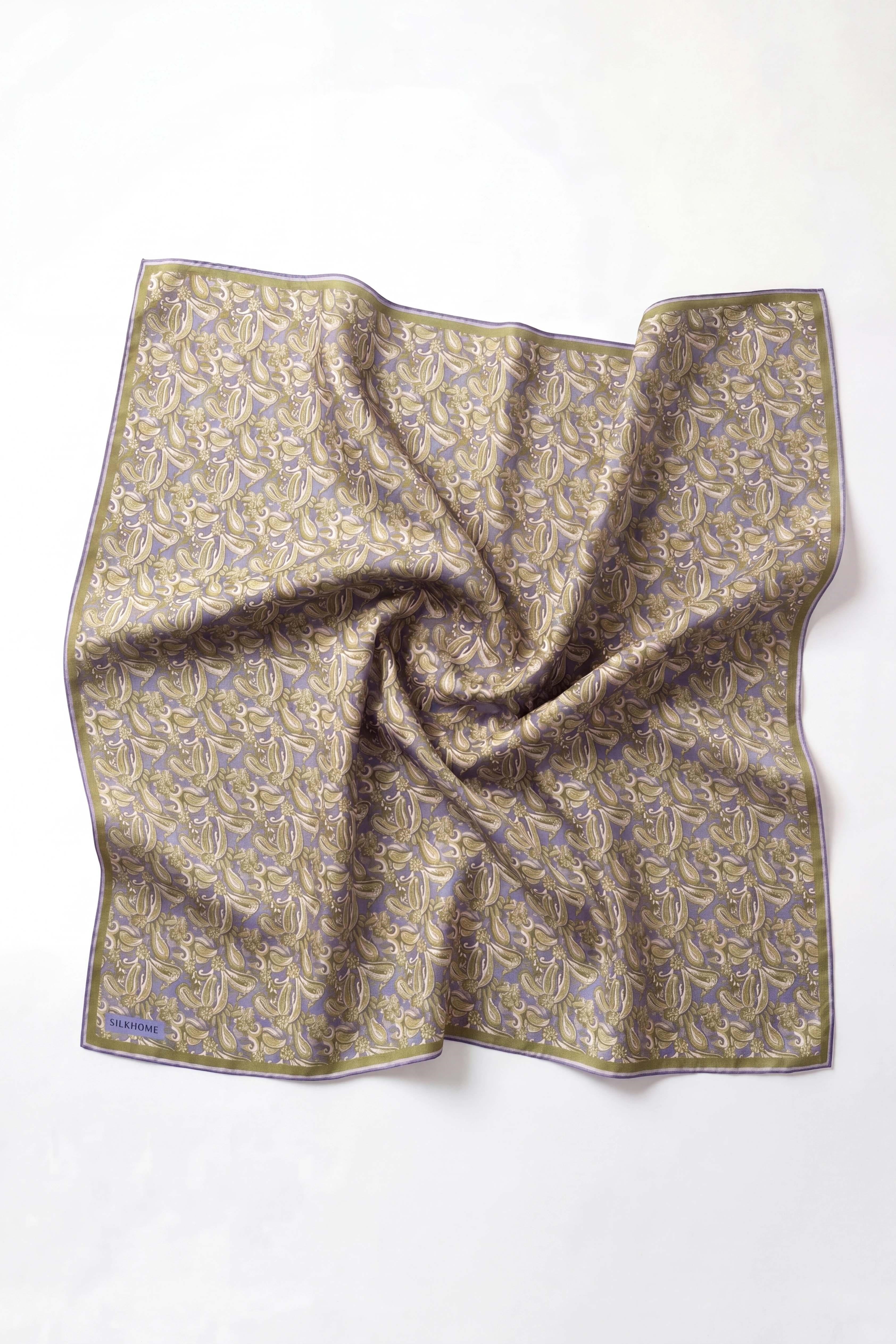 Soft Eşarp Şal Motif Bebe Mavi 90x90