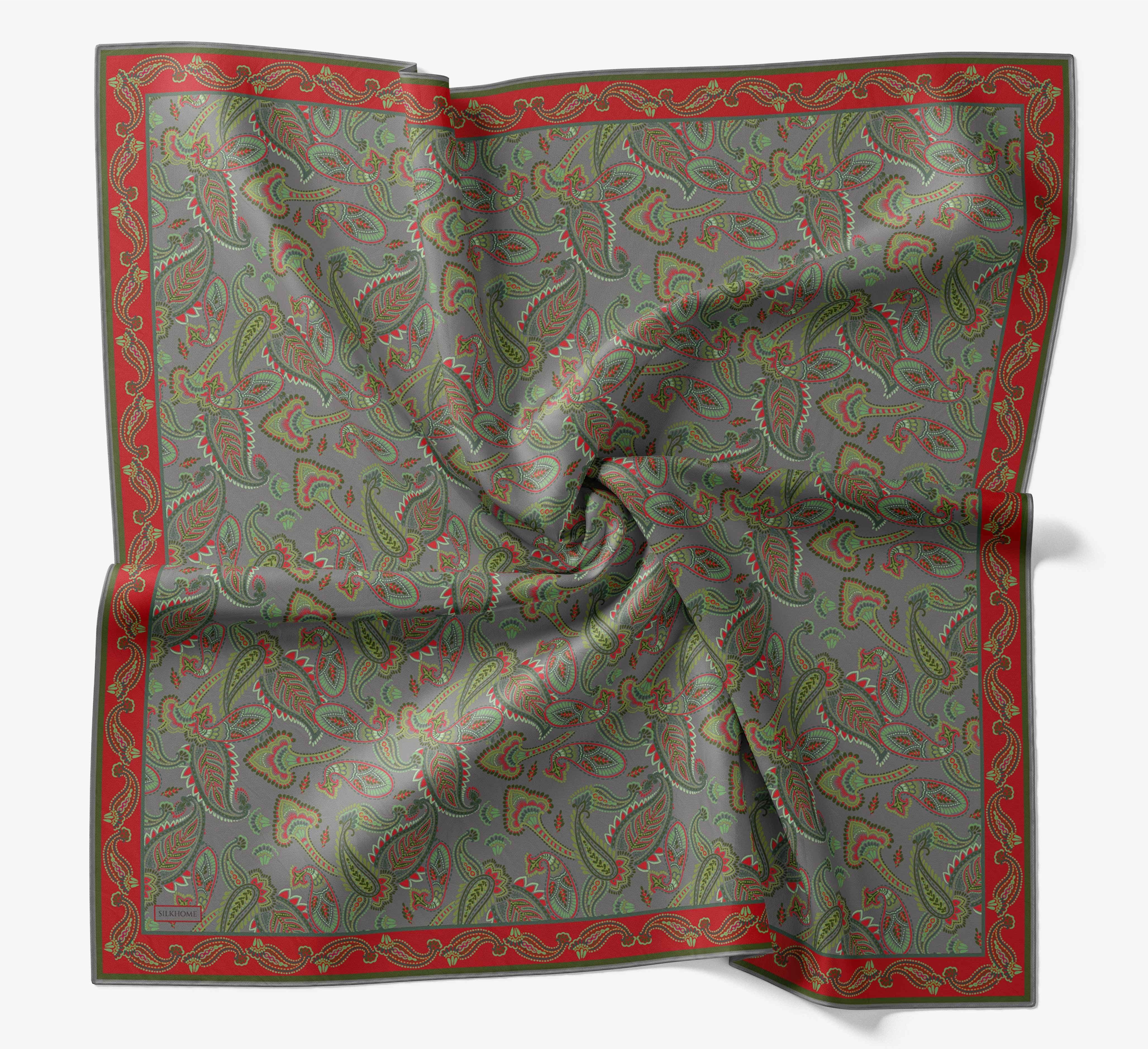 Soft Eşarp Şal Motif Füme
