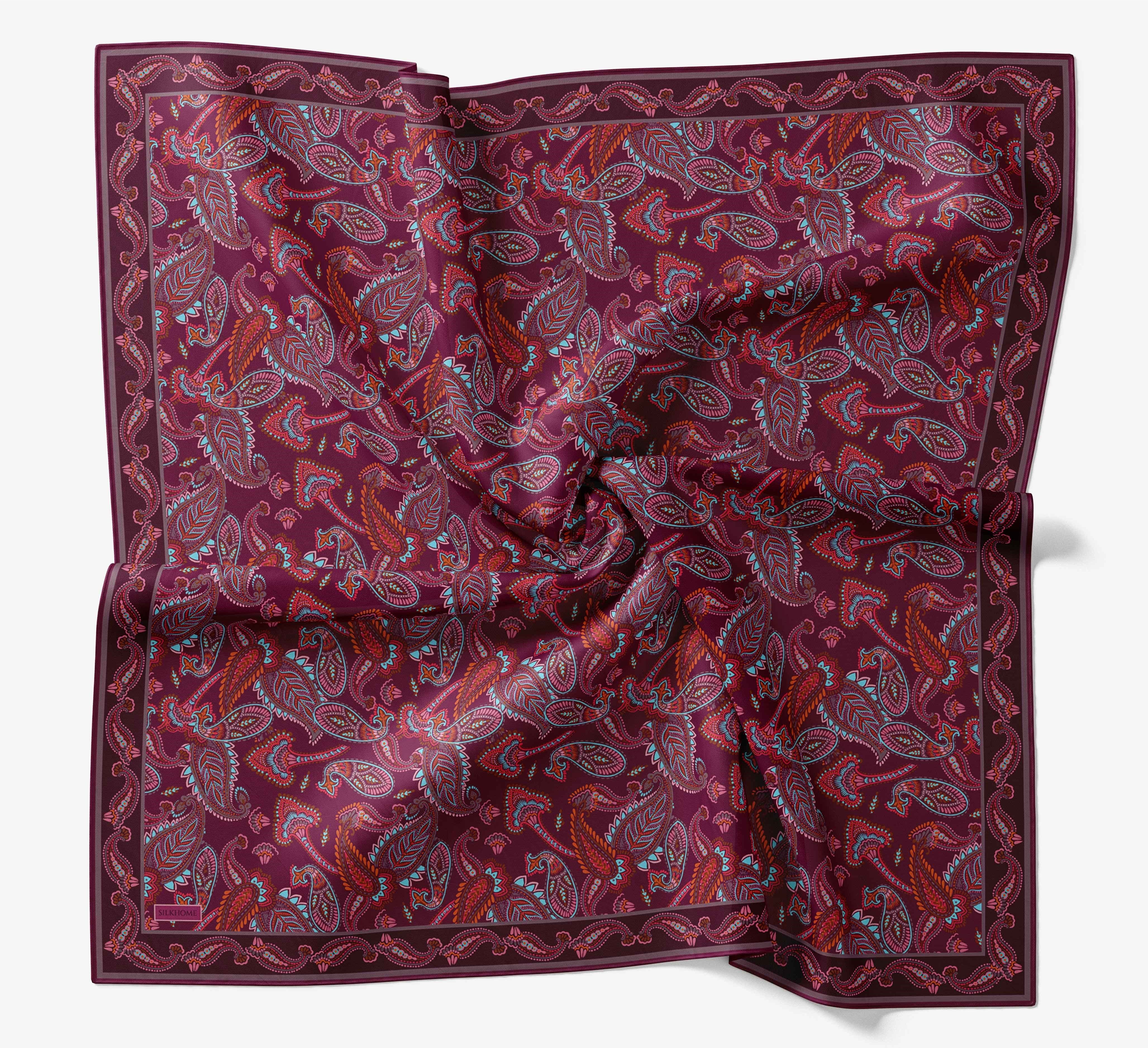 Soft Eşarp Şal Motif Fuşya
