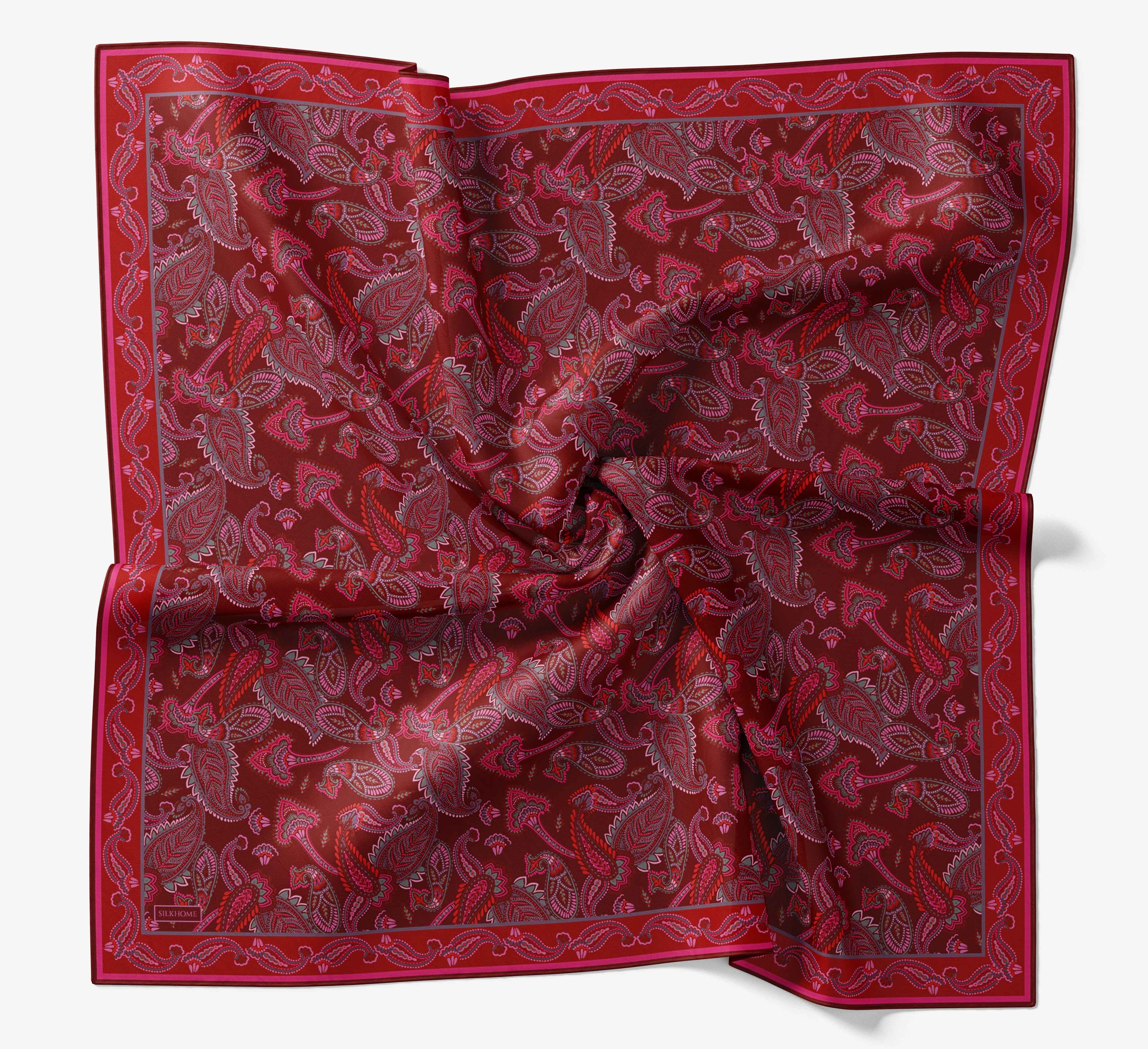 Soft Eşarp Şal Motif Kırmızı